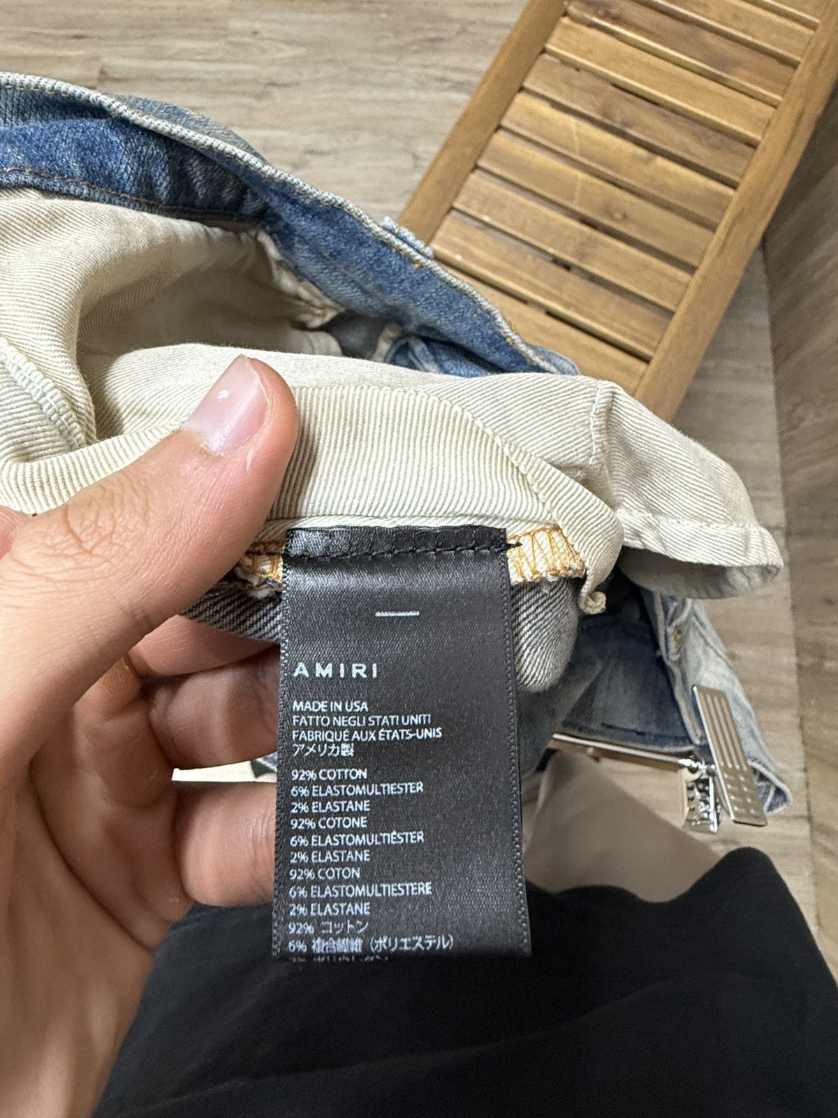 Amiri Amiri Cherbub Denim Jeans Size US 32 / EU 48 - 12 Thumbnail