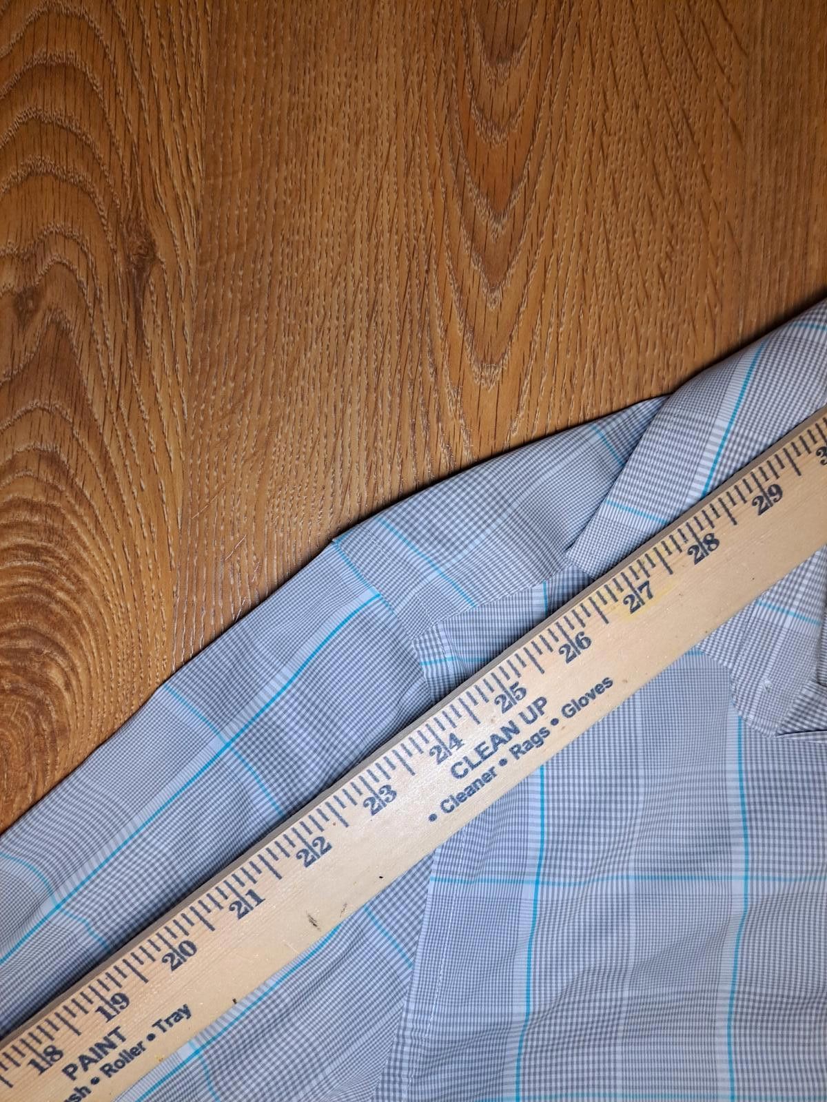 Polo Ralph Lauren Ralph Lauren Dress Shirt Mens Small 14.5-32/33 Gray Plaid Size 36R - 8 Thumbnail
