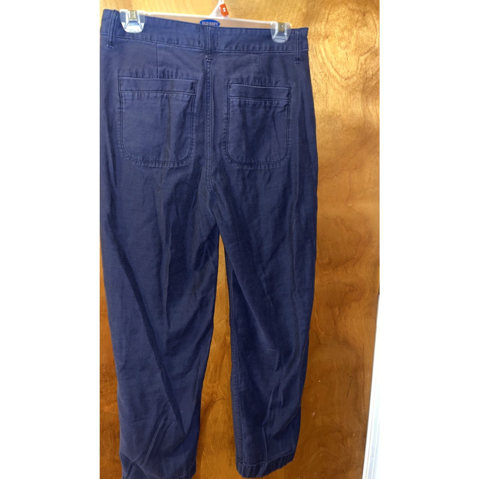 J.Crew Vintage J.CREW Cotton Blue Dress Pants Women Size 2 Bohemian Front Pockets City Casual Size 26" / US 2 / IT 38 - 3 Thumbnail