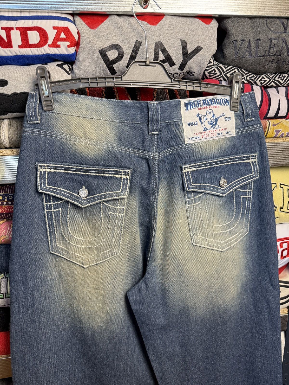 True Religion Rare Y2K True Religion baggy Washed jeans JNCO Style Size US 36 / EU 52 - 6 Thumbnail