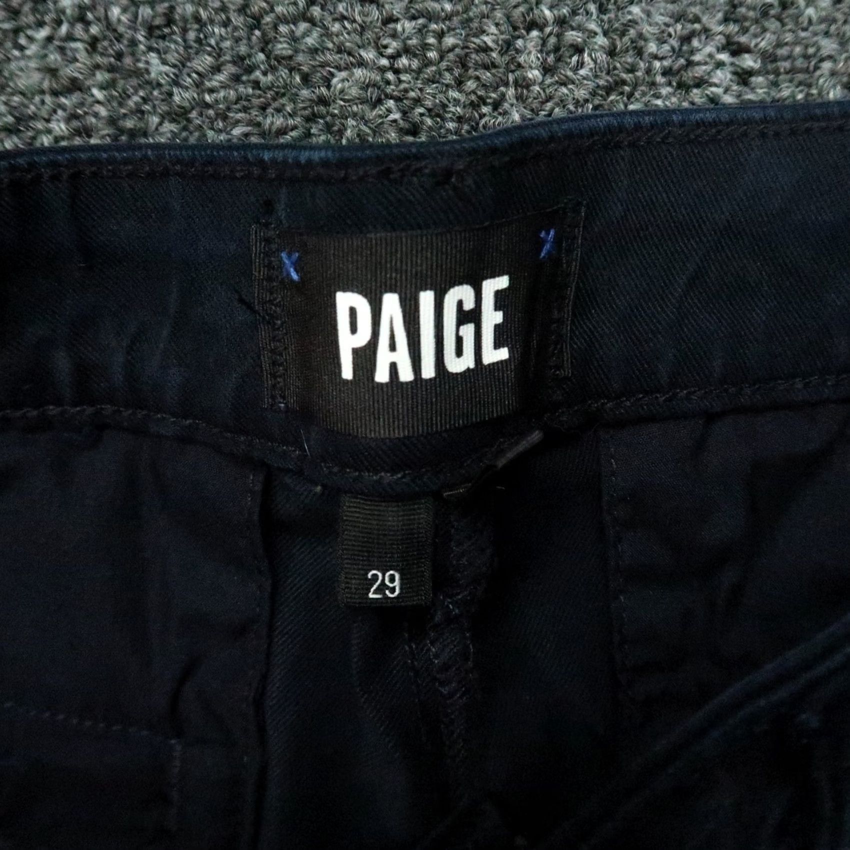 Paige Paige Mens Pants Blue Barlow Straight Fit Cargo Stretch Trousers 29x32 NWT Size US 29 - 4 Thumbnail