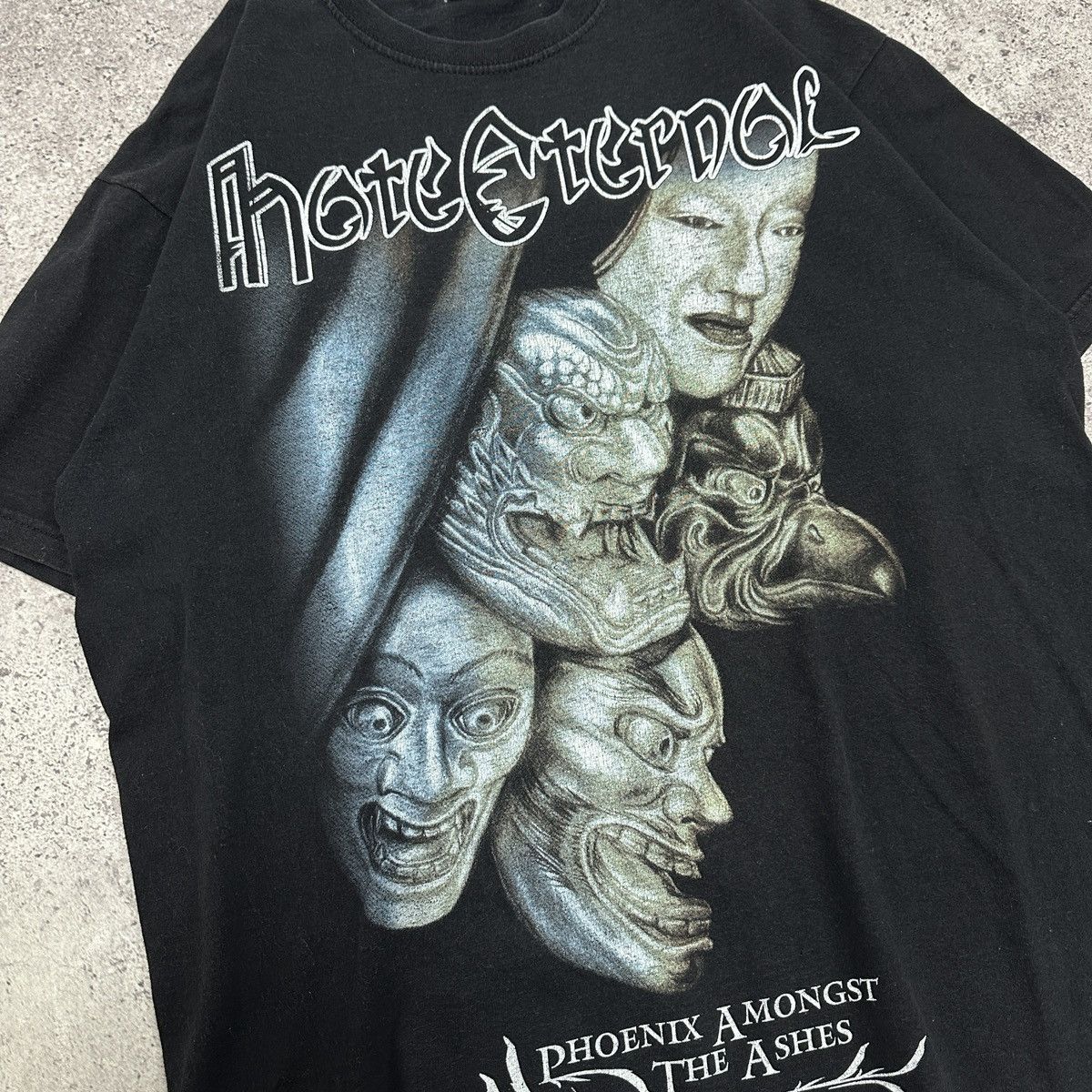 Band Tees Vintage 00s Hate Eternal Phoenix Amongst the Ashes rock tee Size US M / EU 48-50 / 2 - 4 Thumbnail