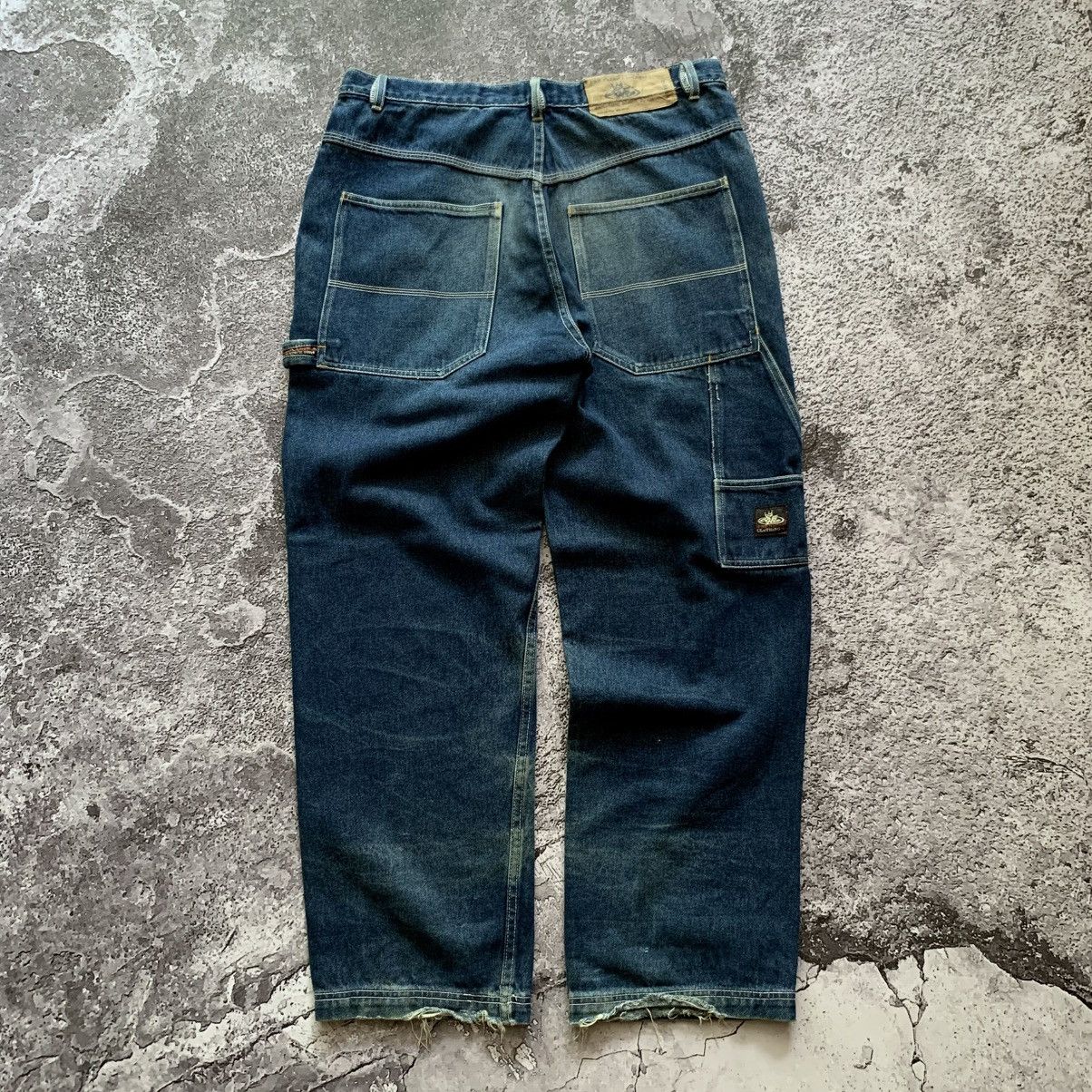 Japanese Brand PNB Nation Clothing - Kahlil Gibran Carpenter Denim Pants Size US 38 / EU 54 - 1 Thumbnail