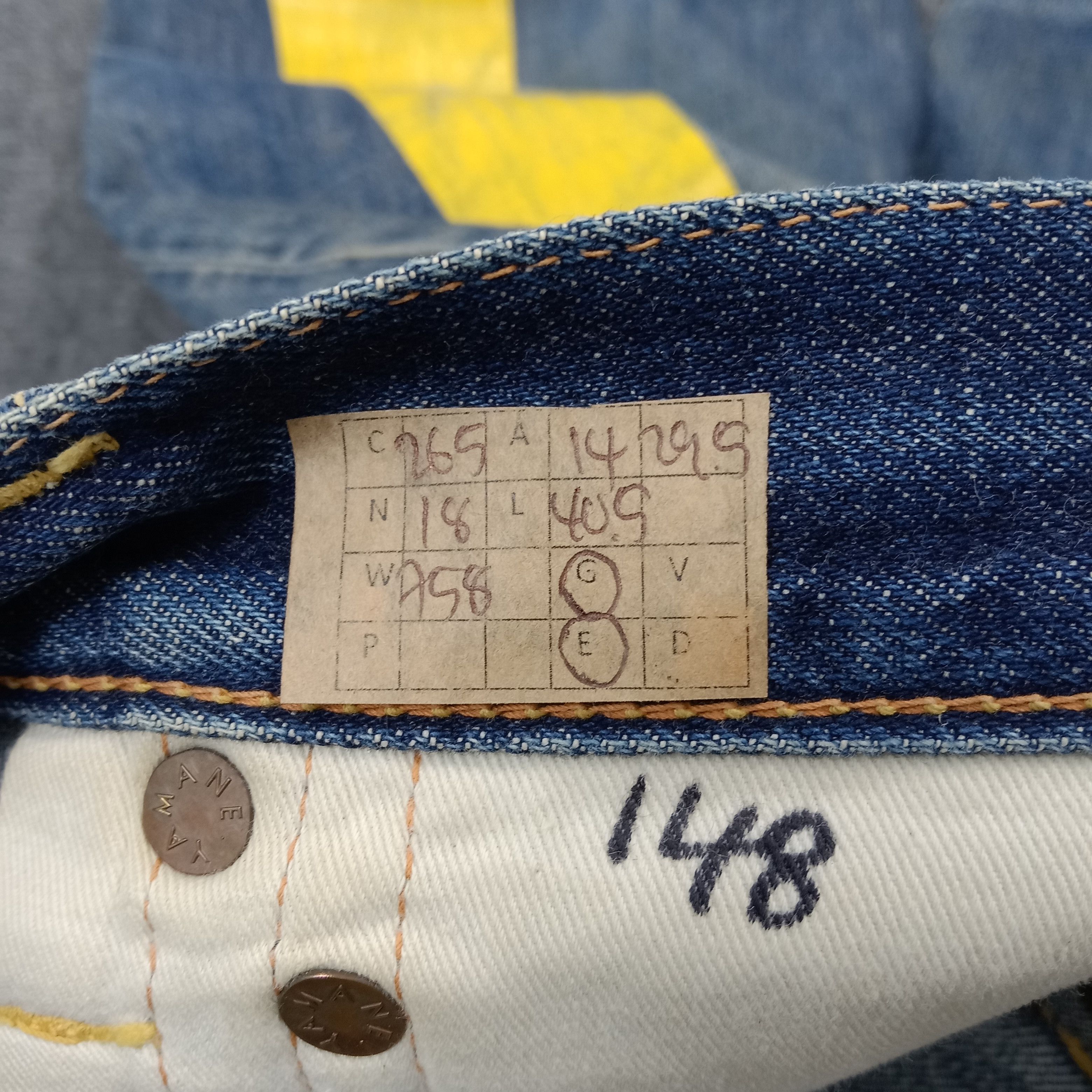 Evisu Evisu Selvedge Japanese Daicock Custom Denim Jeans C265N18 Size US 28 / EU 44 - 19 Thumbnail