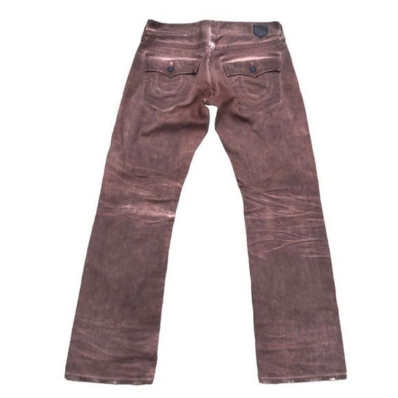 Vintage True Religion Jeans Size 32 RICKY Color Coated