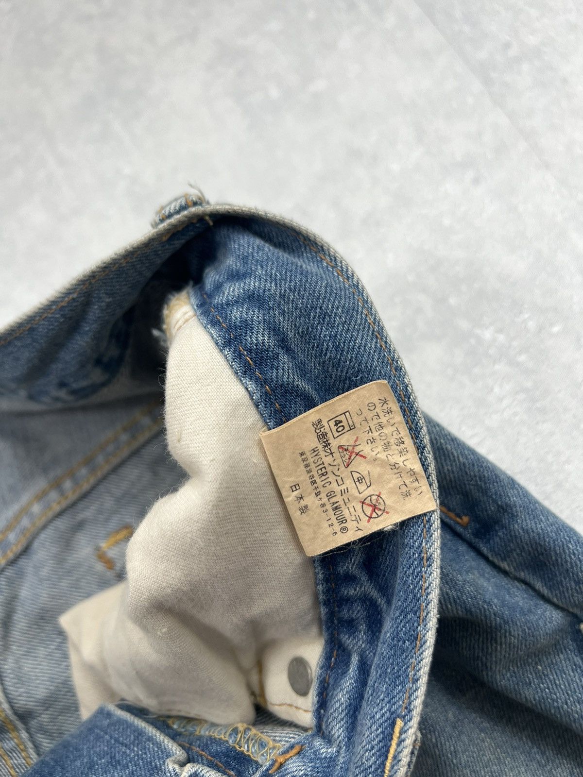Hysteric Glamour HYSTERIC GLAMOUR KINKY STAR PATCH LOGO RARE Y2K JEANS Size US 30 / EU 46 - 13 Thumbnail