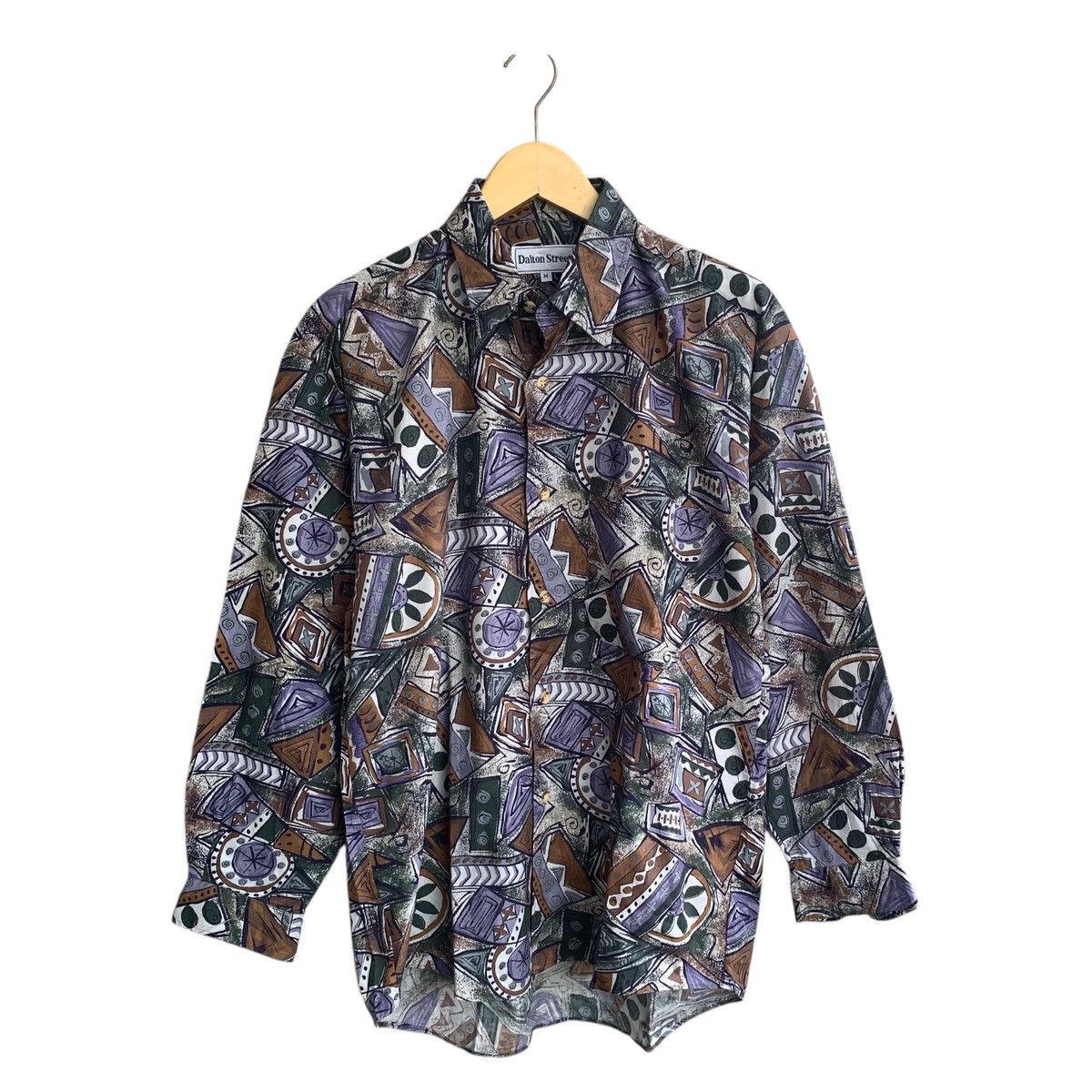 Japanese Brand × Vintage Vintage dalton street shirts full print art Size US L / EU 52-54 / 3 - 6 Thumbnail