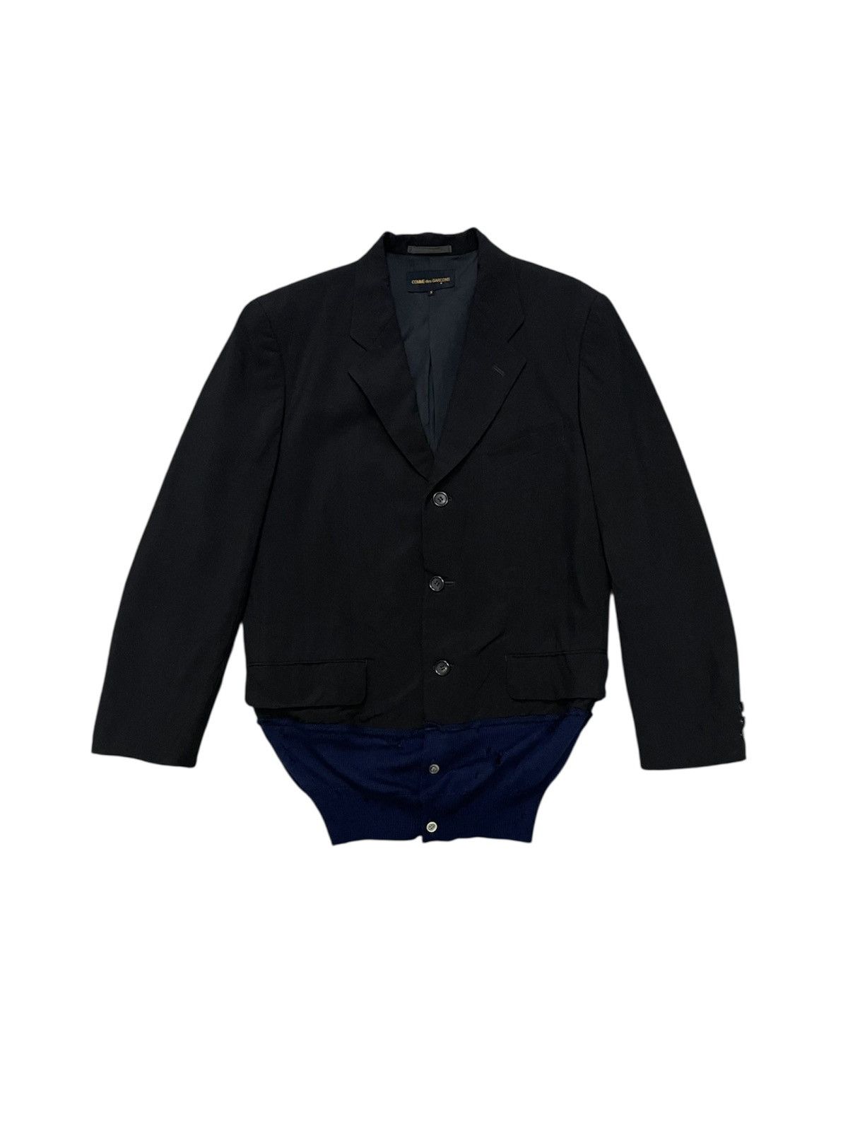 Comme des Garcons AW 1993 COMME DES GARCONS “SYNERGY”WOOL HEM RIB DISTRESSED Size S / US 4 / IT 40 - 2 Thumbnail