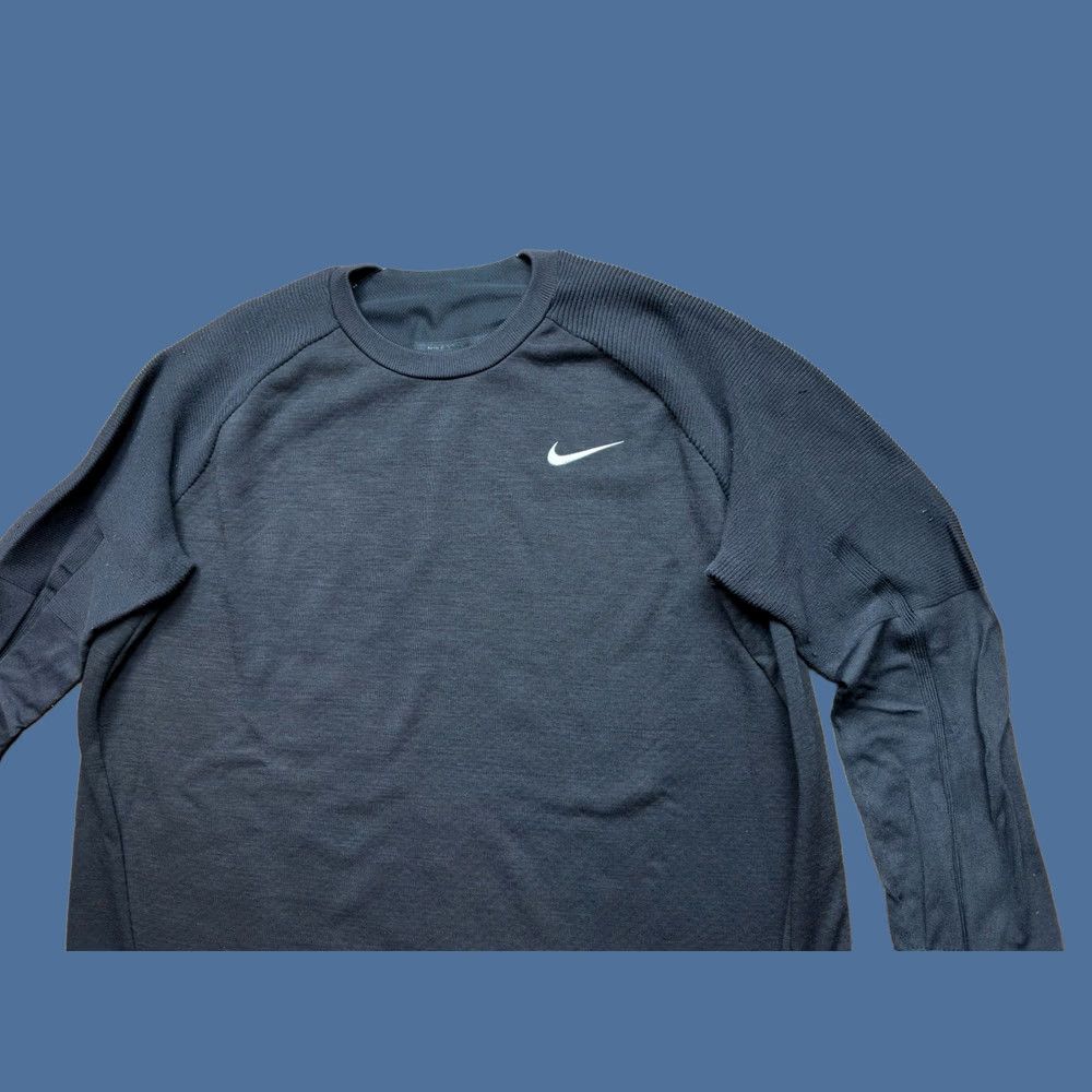 Nike Nike Mens Sweater Tech Golf Crew Two Tone 833296-091 Wool Blend Men’s Size 2XL Size US XXL / EU 58 / 5 - 1 Thumbnail