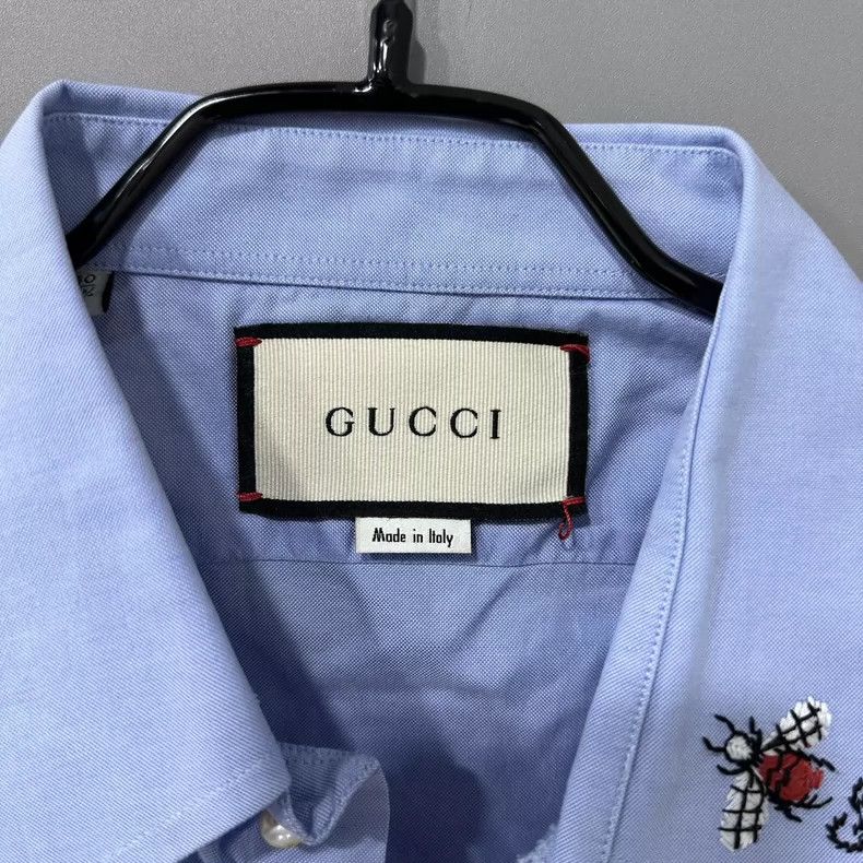 Gucci Gucci Neckline embroidered animal logo shirt 2502-Nextarrow Size US XXS / EU 40 - 5 Thumbnail