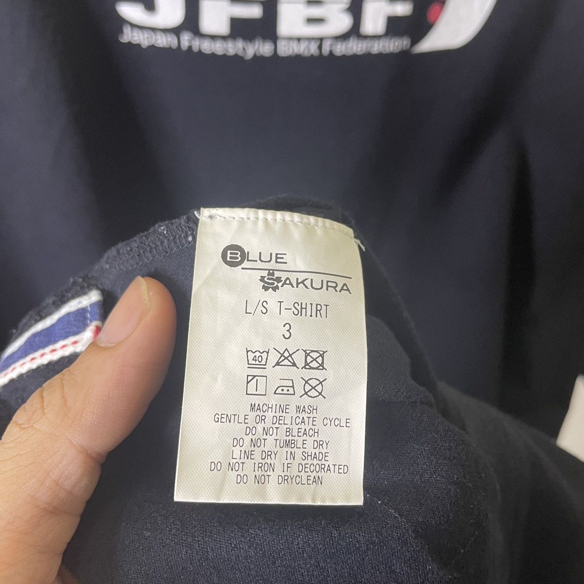 Japanese Brand Blue Sakura x BMX Made in Japan T Shirt Size US L / EU 52-54 / 3 - 5 Thumbnail