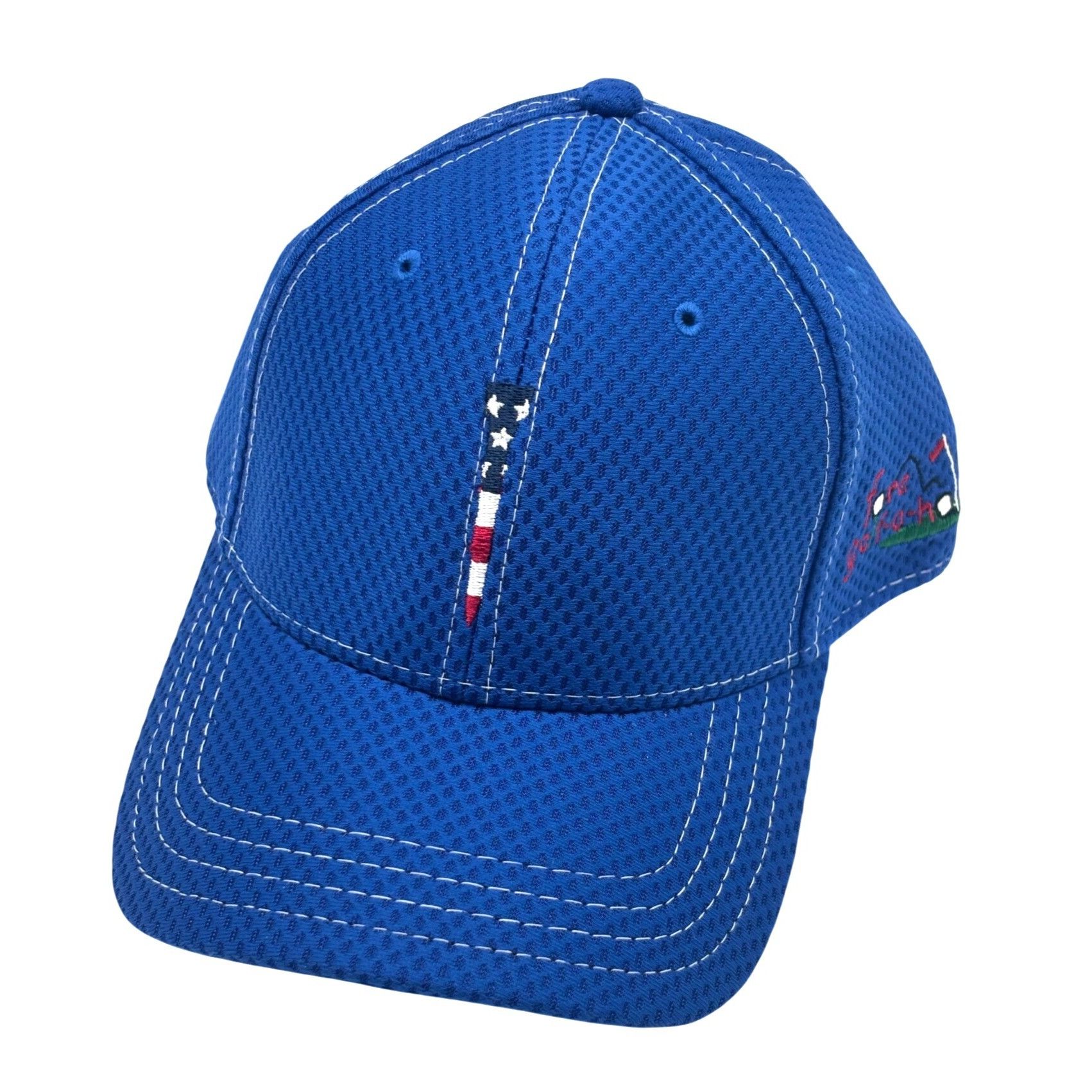 Other Pukka Stars-and-Stripes-Embroidered-Tee, Mesh Golf Cap, Blue Size ONE SIZE - 2 Thumbnail