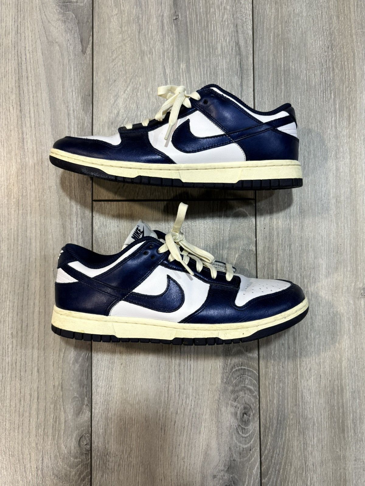 Nike Nike Dunk Low Navy Vintage look Size US 8.5 / EU 41-42 - 2 Thumbnail