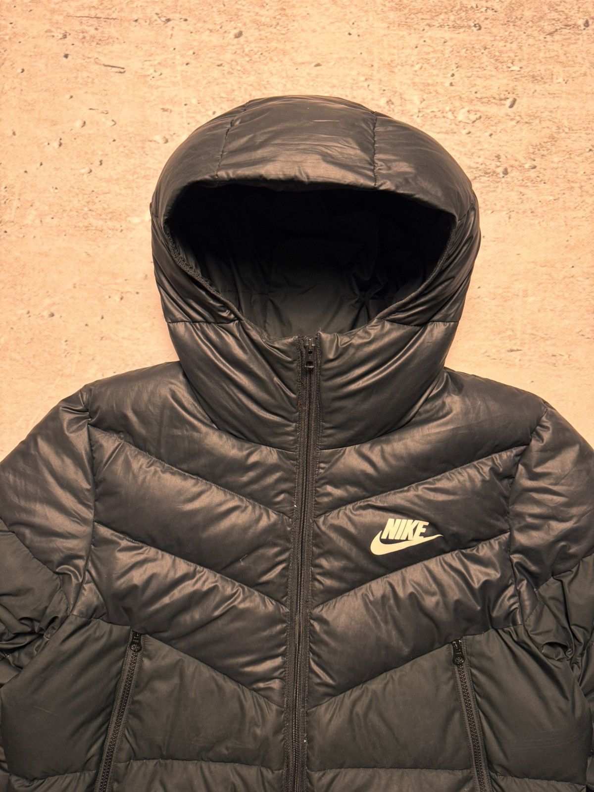 Nike × Nike ACG NIKE PUFFER DOWN BASIC LOGO OVERSIZE NYLON JACKET Size US L / EU 52-54 / 3 - 2 Thumbnail
