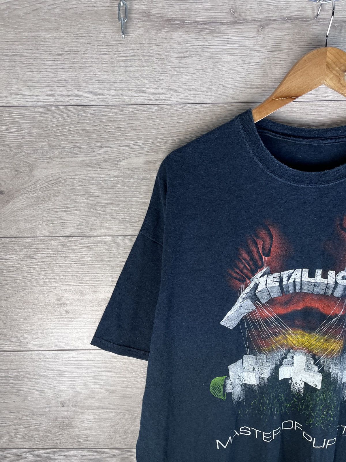 Gildan Vintage T-shirt Metallica 2007 rock merch Size US XL / EU 56 / 4 - 2 Thumbnail