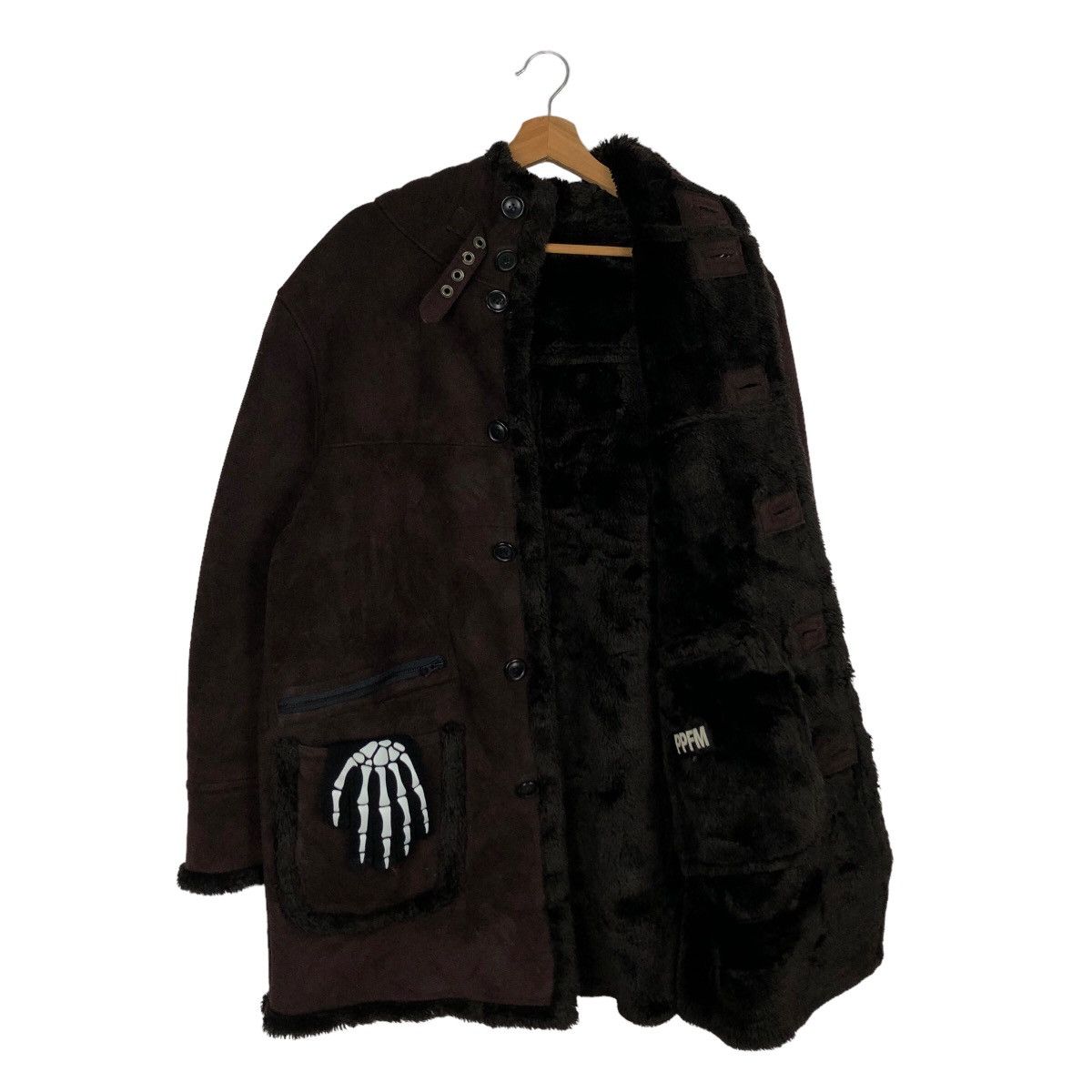 Japanese Brand VINTAGE LONG JACKET MOLESKIN PPFM JAPAN PUNK ISSEY MIYAKE Size US M / EU 48-50 / 2 - 9 Thumbnail