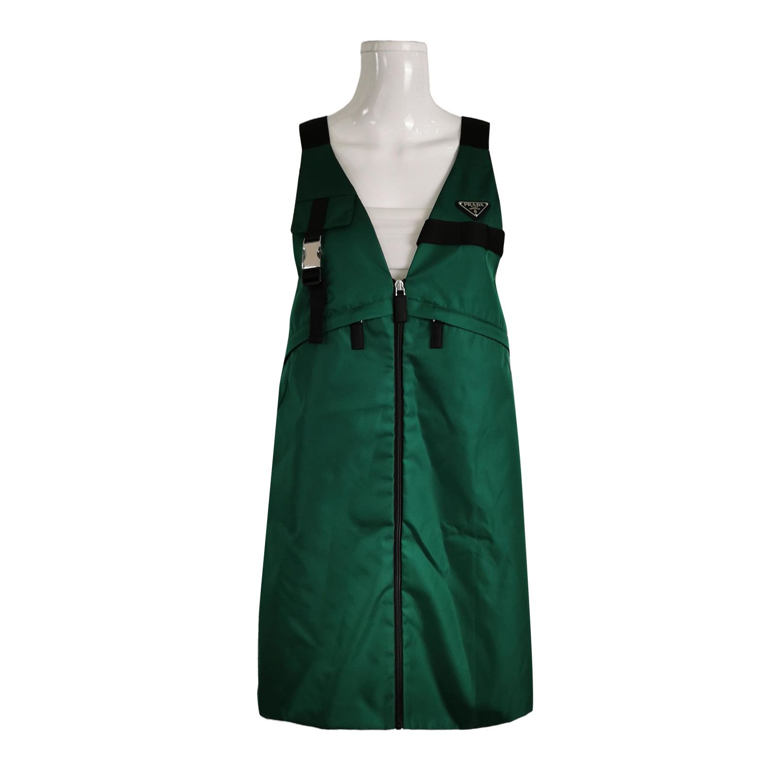Prada Prada Triangle Logo Mini Dress Size 36 Size XS / US 0-2 / IT 36-38 - 1 Thumbnail