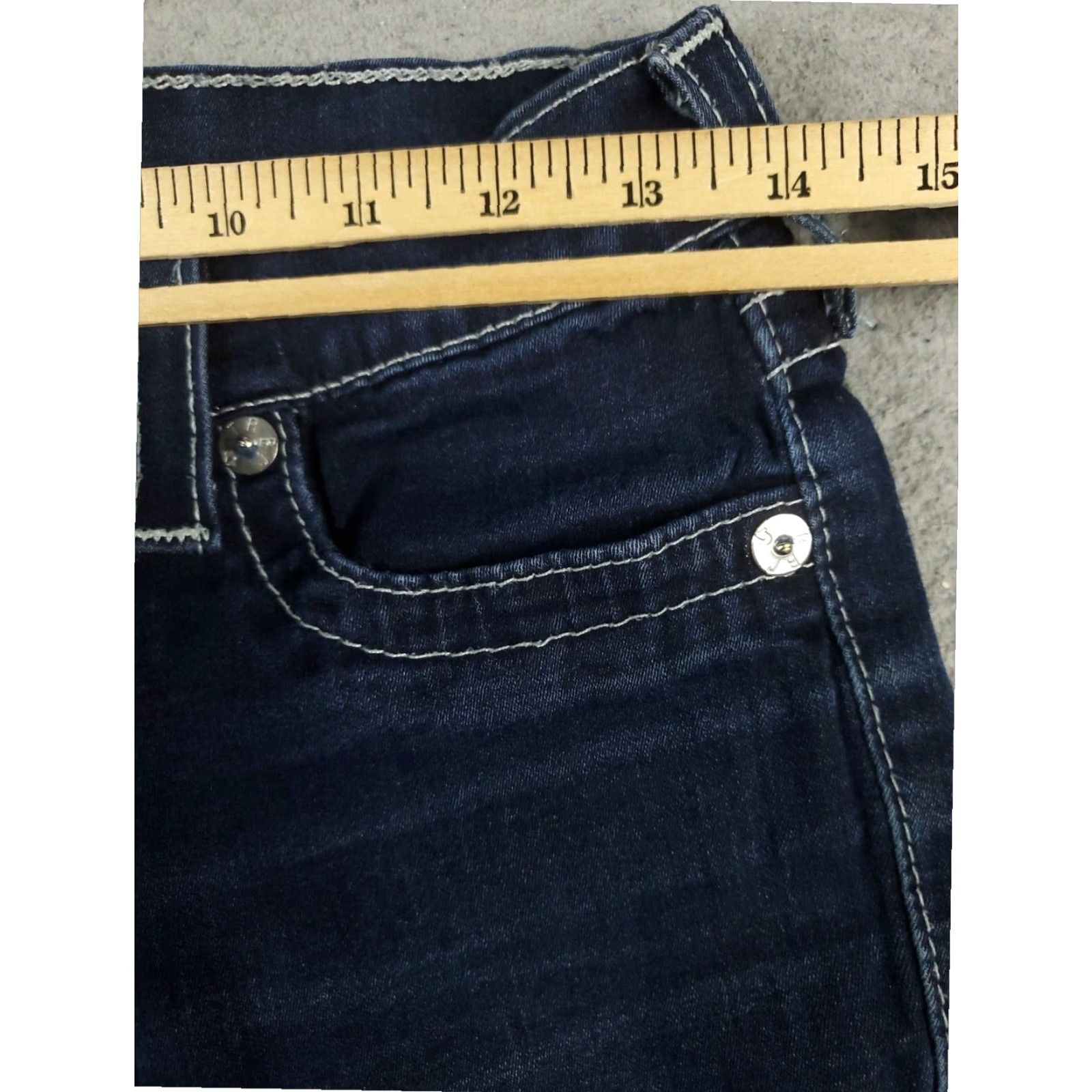 True Religion True Religion Womens Jeans 28x29 Extra Large Denim Pants Ladies Size 28" / US 6 / IT 42 - 4 Thumbnail