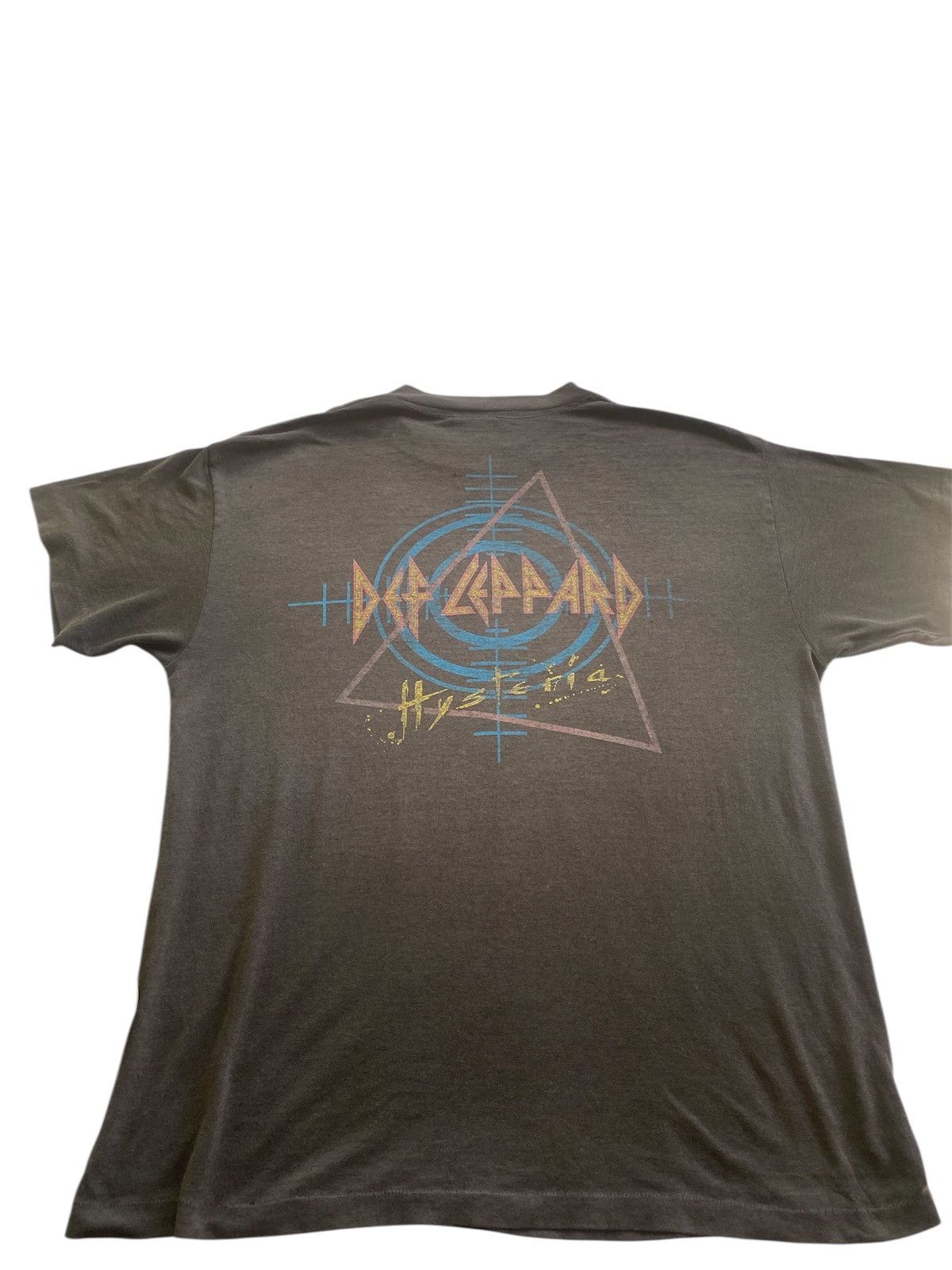Band Tees Vintage Def Leppard Hysteria 80s Size US XL / EU 56 / 4 - 2 Thumbnail