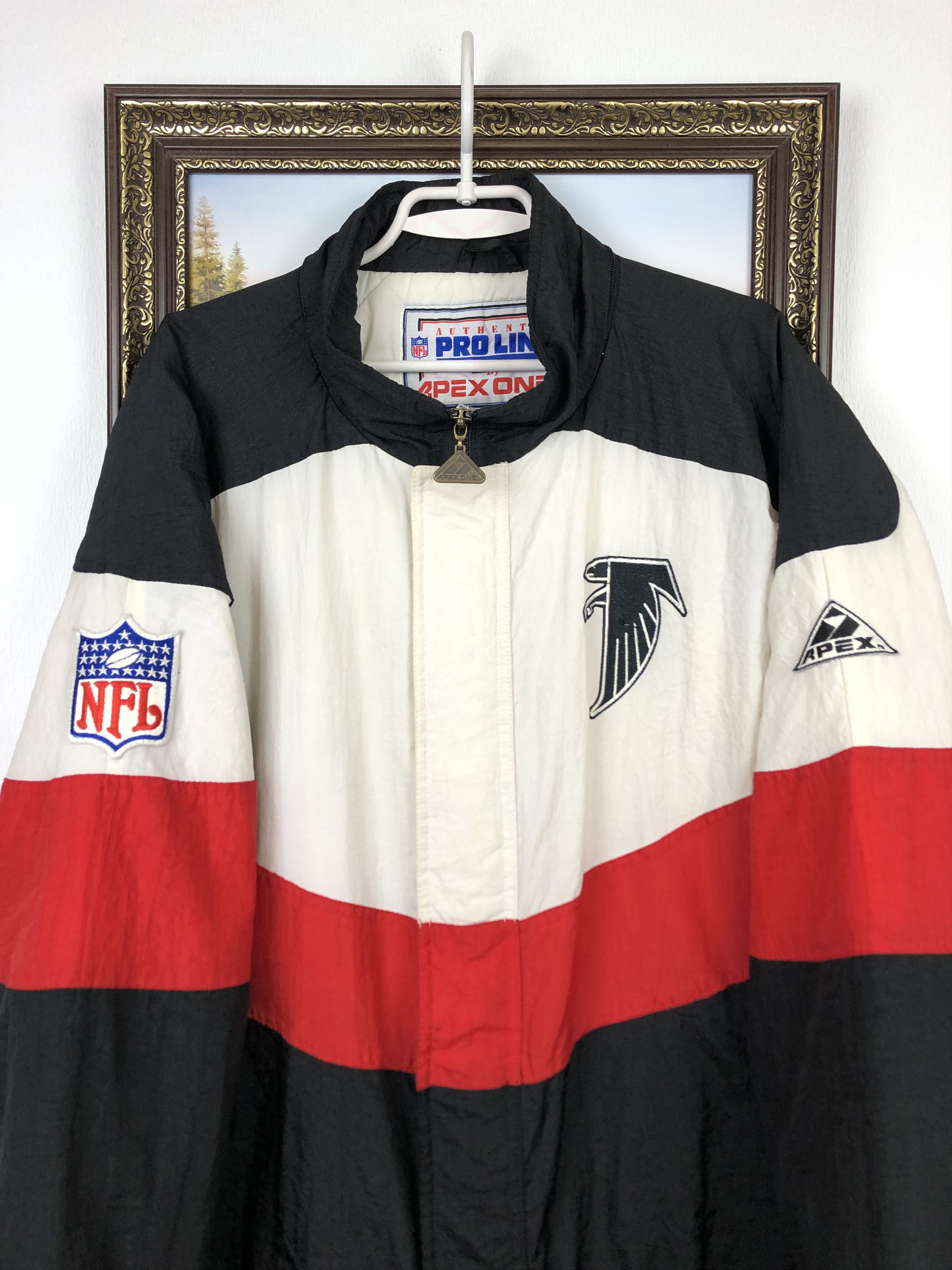 NFL × Pro Line × Vintage Vintage 90's NFL Pro Line Apex Atlanta Falcons Jacket Bomber Size US L / EU 52-54 / 3 - 4 Thumbnail