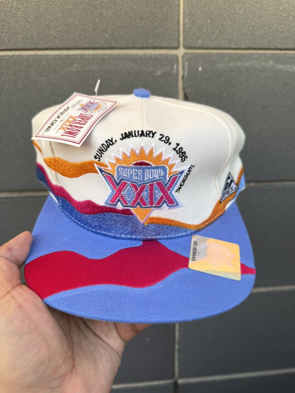 Apex One Vintage super bowl xxix apex one Snapabck hat Size ONE SIZE - 1 Thumbnail
