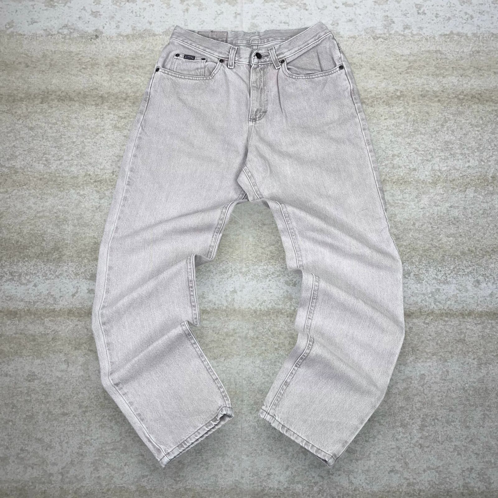 Vintage Vintage 80s Riders Jeans 30x32 Relaxed Tapered Leg Tan Wash Size 32" / US 10 / IT 46 - 2 Thumbnail