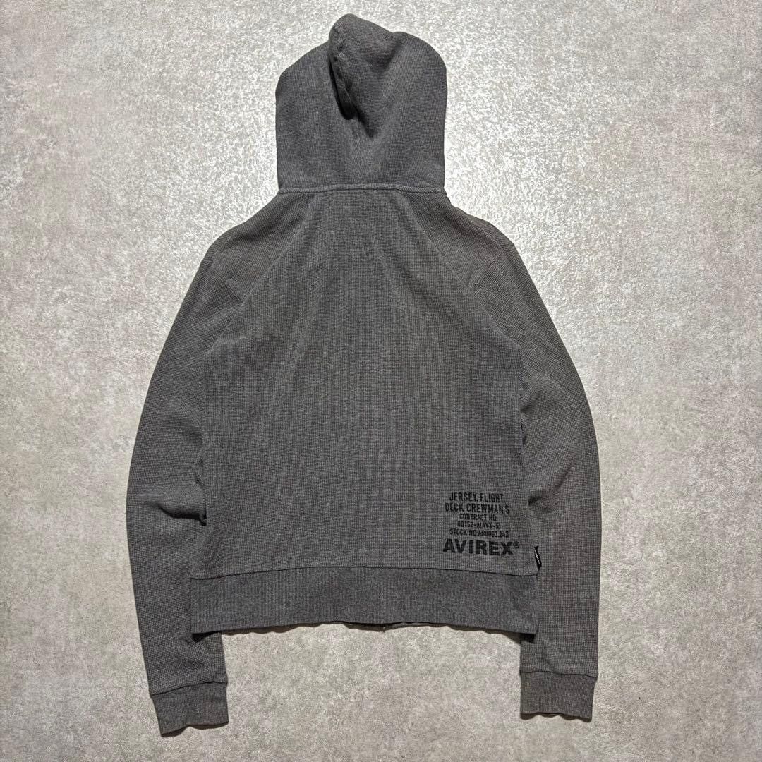 Avirex OOs Archive Avirex Grey Hoodie Size US L / EU 52-54 / 3 - 3 Thumbnail