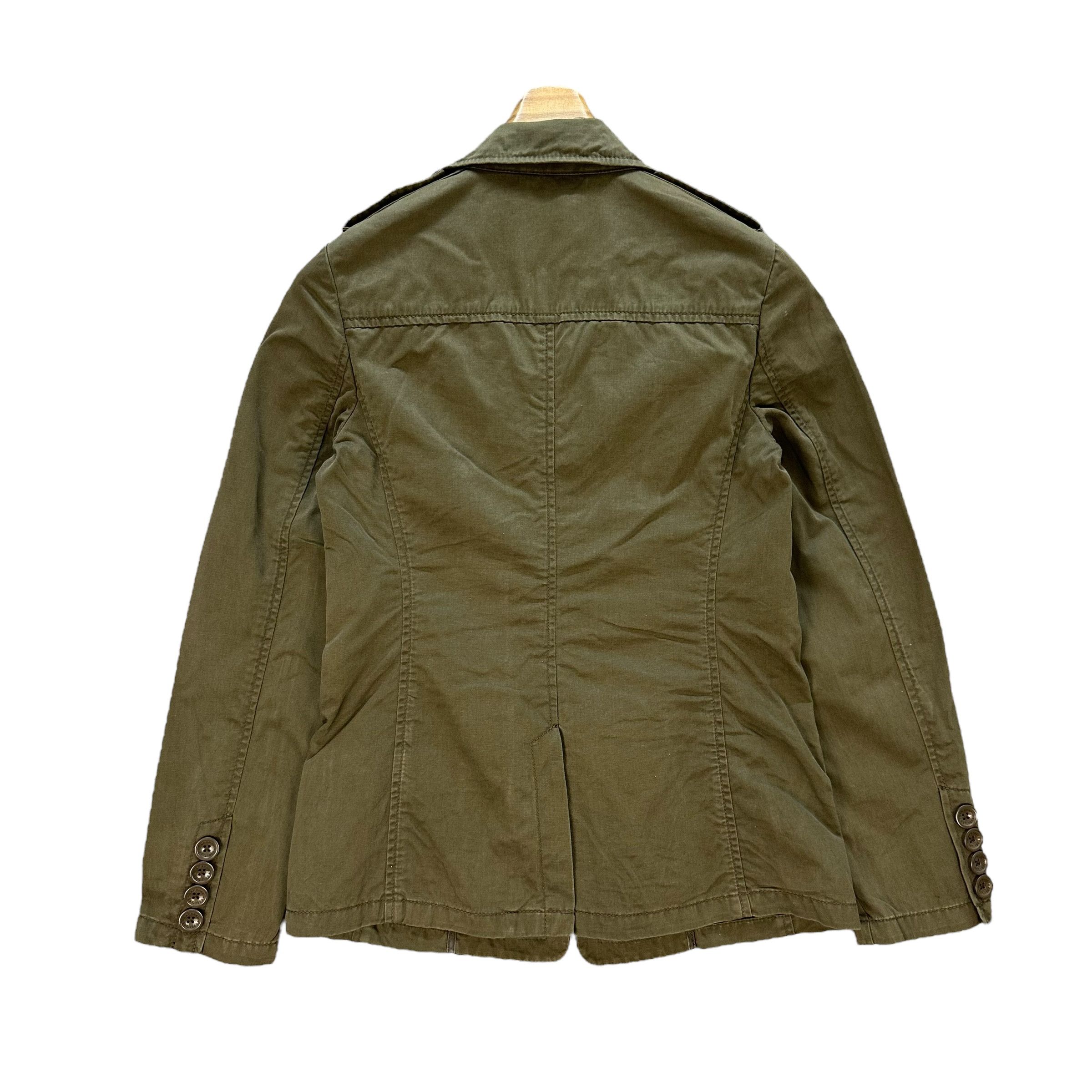 Gap Y2k Vintage GAP Khaki Olive Green Jacket #A74-1789 Size S / US 4 / IT 40 - 11 Thumbnail