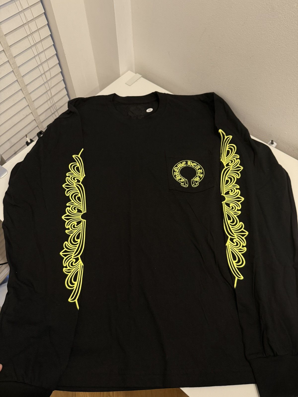 Chrome Hearts Chrome hearts neon floral long sleeve Size US XL / EU 56 / 4 - 2 Thumbnail