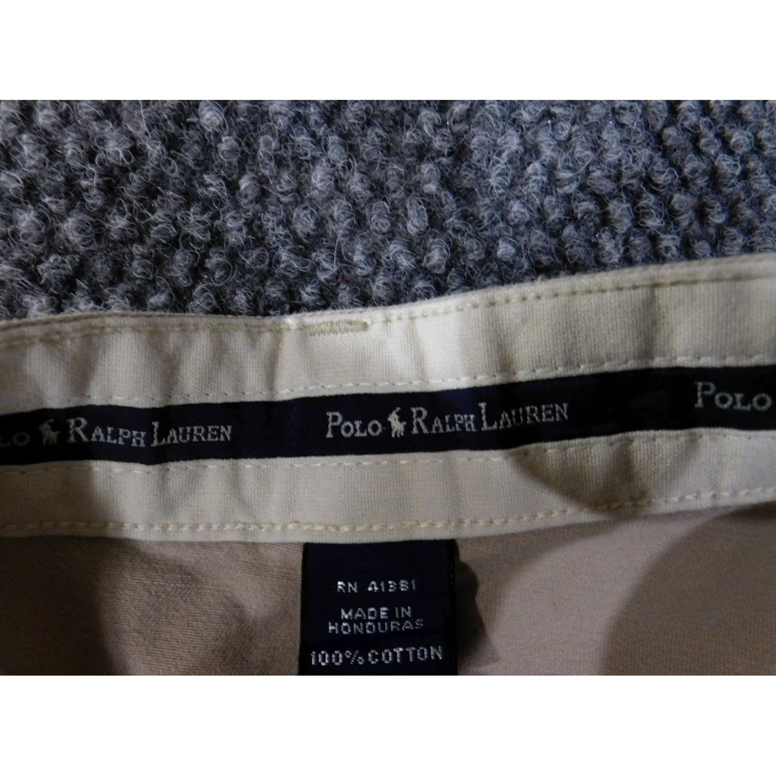 Polo Ralph Lauren Polo Ralph Lauren Pants Mens 42x27 Beige Straight Fit Chino Classic Casual Size US XL / EU 56 / 4 - 5 Thumbnail