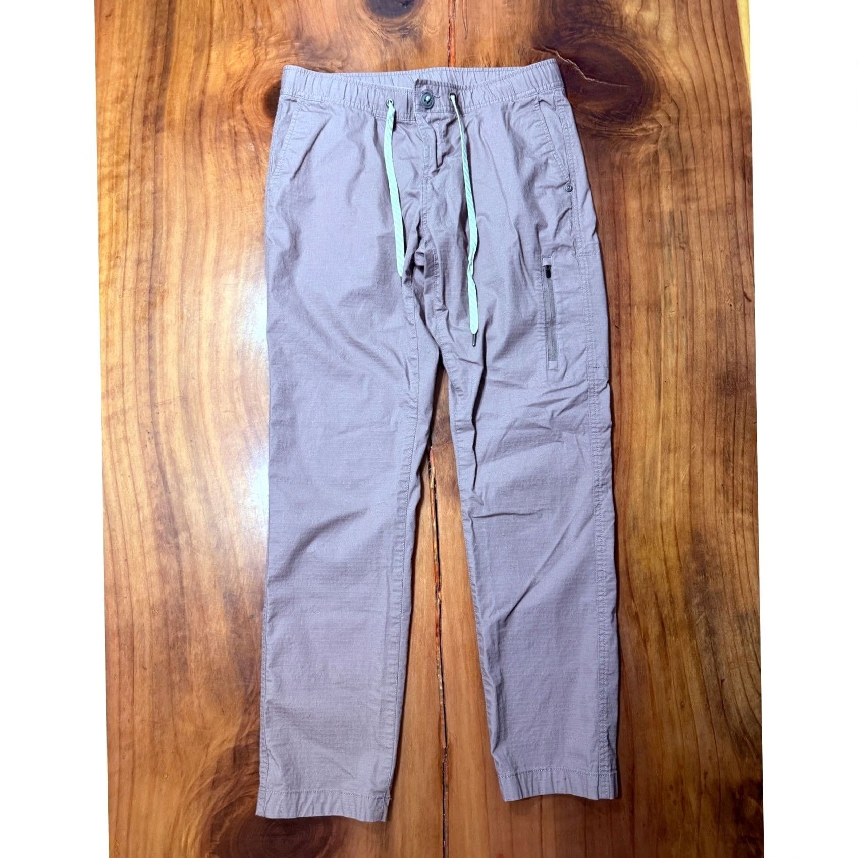 Vuori Vuori Pants Womens M Purple Women Drawstring Performance Ripstop Cotton Athletic Size 30" / US 8 / IT 44 - 2 Thumbnail