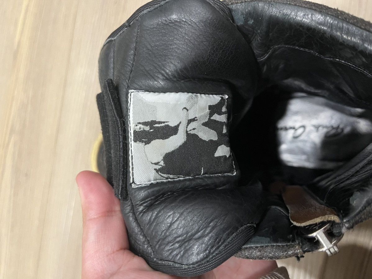 Rick Owens Rick Owens 2008 “Creatch” Blistered Leather Dunks Size US 6 / EU 39 - 11 Thumbnail