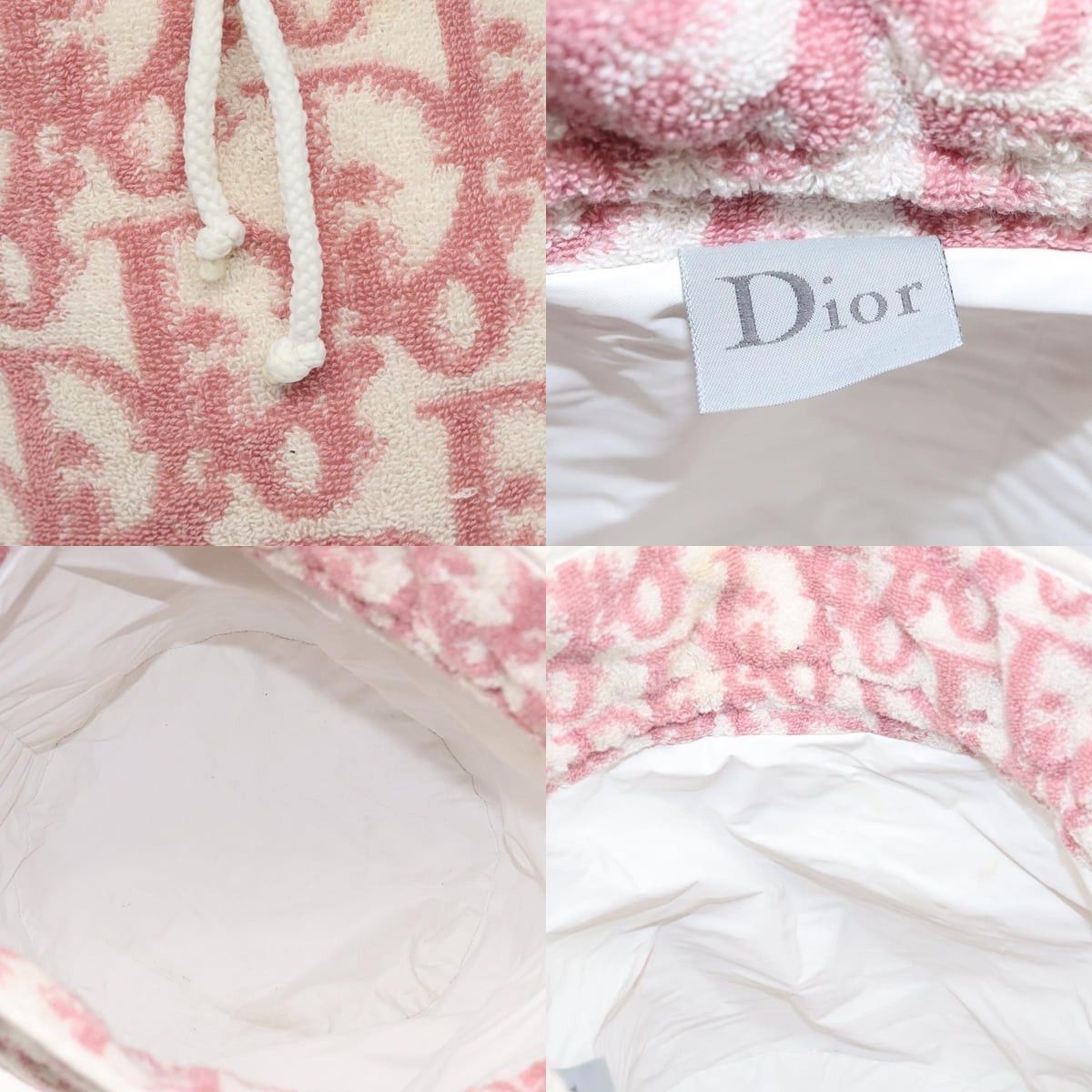Dior DIOR Pile Trotter Hand Bag Pink White Size ONE SIZE - 11 Thumbnail