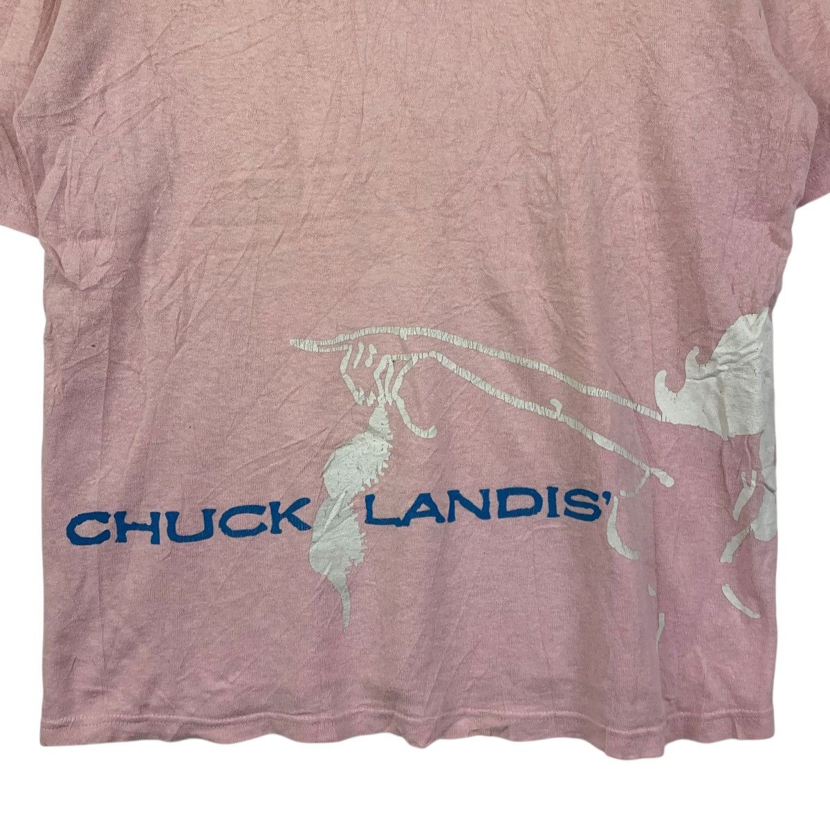Vintage Vintage CHUCK LANDIS’ Live Recording Tee Shirt Size US L / EU 52-54 / 3 - 6 Thumbnail