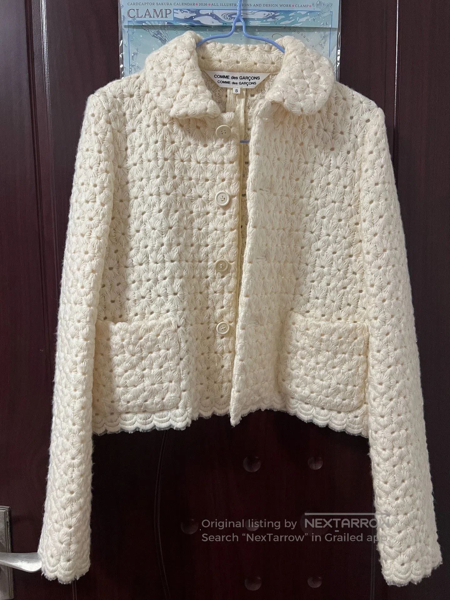 Comme des Garcons Comme des Garcons 2012 3D Floral Wool Coat. Size M / US 6-8 / IT 42-44 - 1 Thumbnail