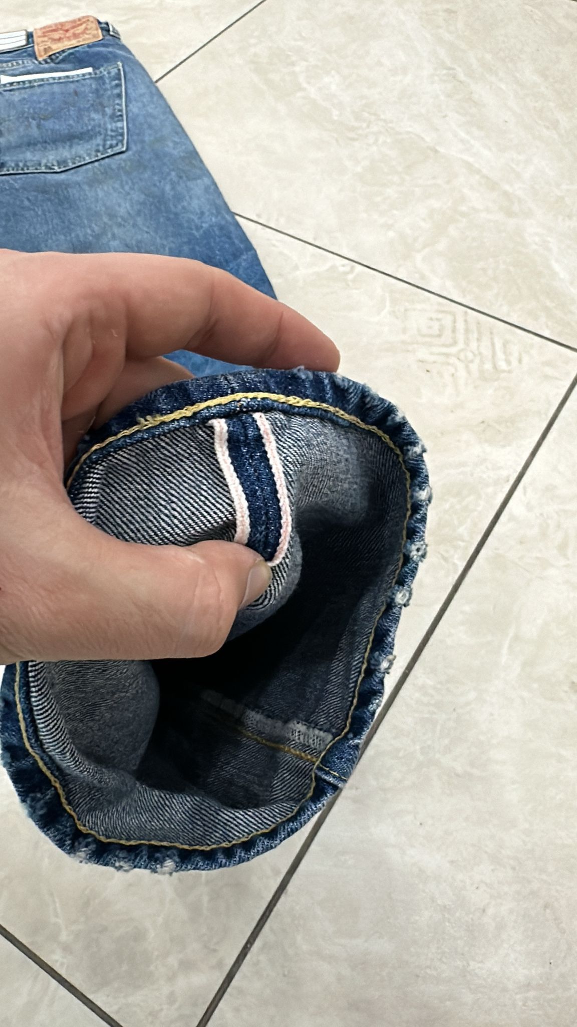 Levi's Vintage Clothing Levis Unreleased LVC 501 1966 Selvedge Jeans W33/L32 Size US 33 - 4 Thumbnail