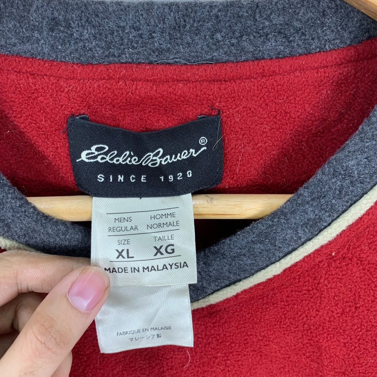 Eddie Bauer Vintage EDDIE BAUER USA Minimalist Baggy Fleece Sweater Size XL / US 12-14 / IT 48-50 - 7 Thumbnail