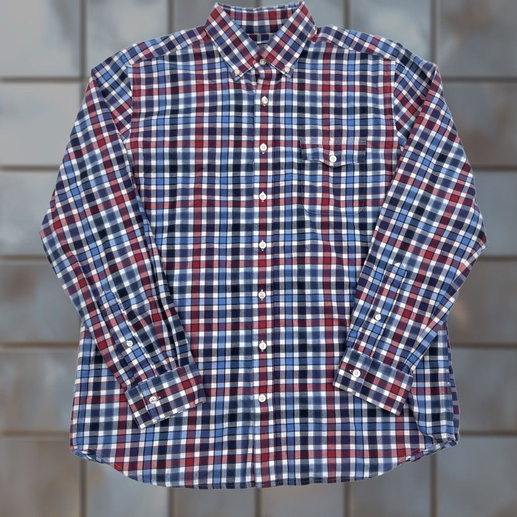Vineyard Vines Vineyard Vines Crosby Shirt Men L Plaid Button-Down Long Sleeve Casual 100 Cotton Size US L / EU 52-54 / 3 - 1 Thumbnail