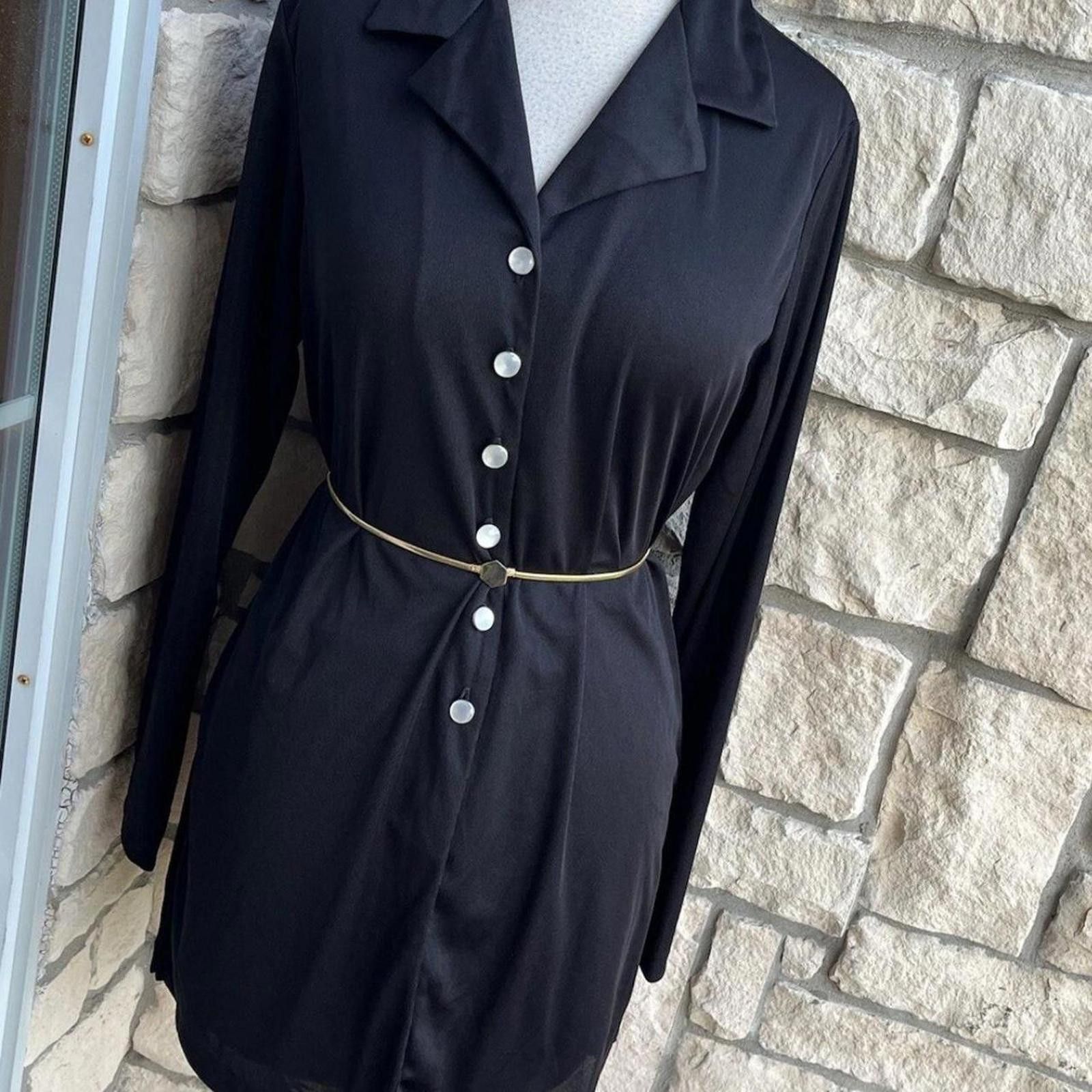 Other Vintage Forenza Womens L Long Sleeve blouse 80's. Size L / US 10 / IT 46 - 1 Thumbnail