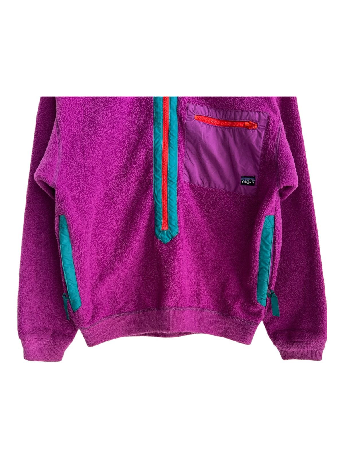 Patagonia 1980s Patagonia Retro X Pocket Half Zipper Fleece Sweater Size US S / EU 44-46 / 1 - 5 Thumbnail