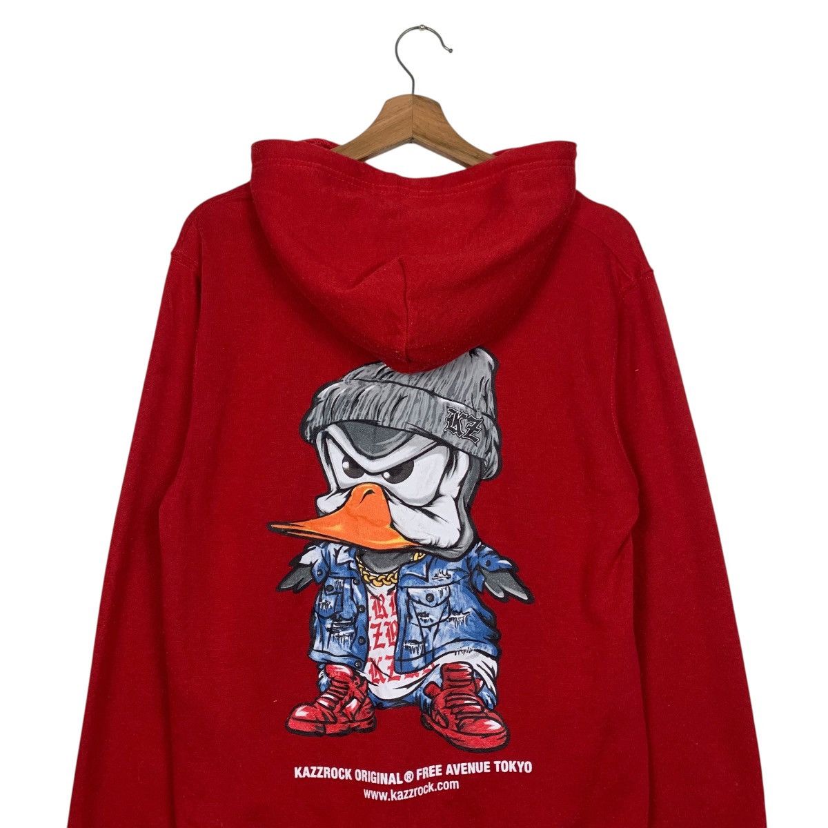 Japanese Brand KAZZROCK ORIGINAL Graphic Print Pullover Hoodies #3592-C164 Size US M / EU 48-50 / 2 - 2 Thumbnail