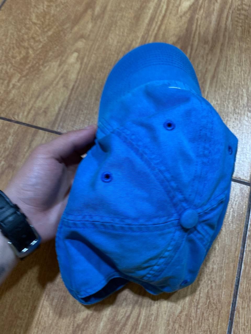 Nike Hats Vintage blue Cap Nike big logo Y2K streetwear Size ONE SIZE - 6 Thumbnail