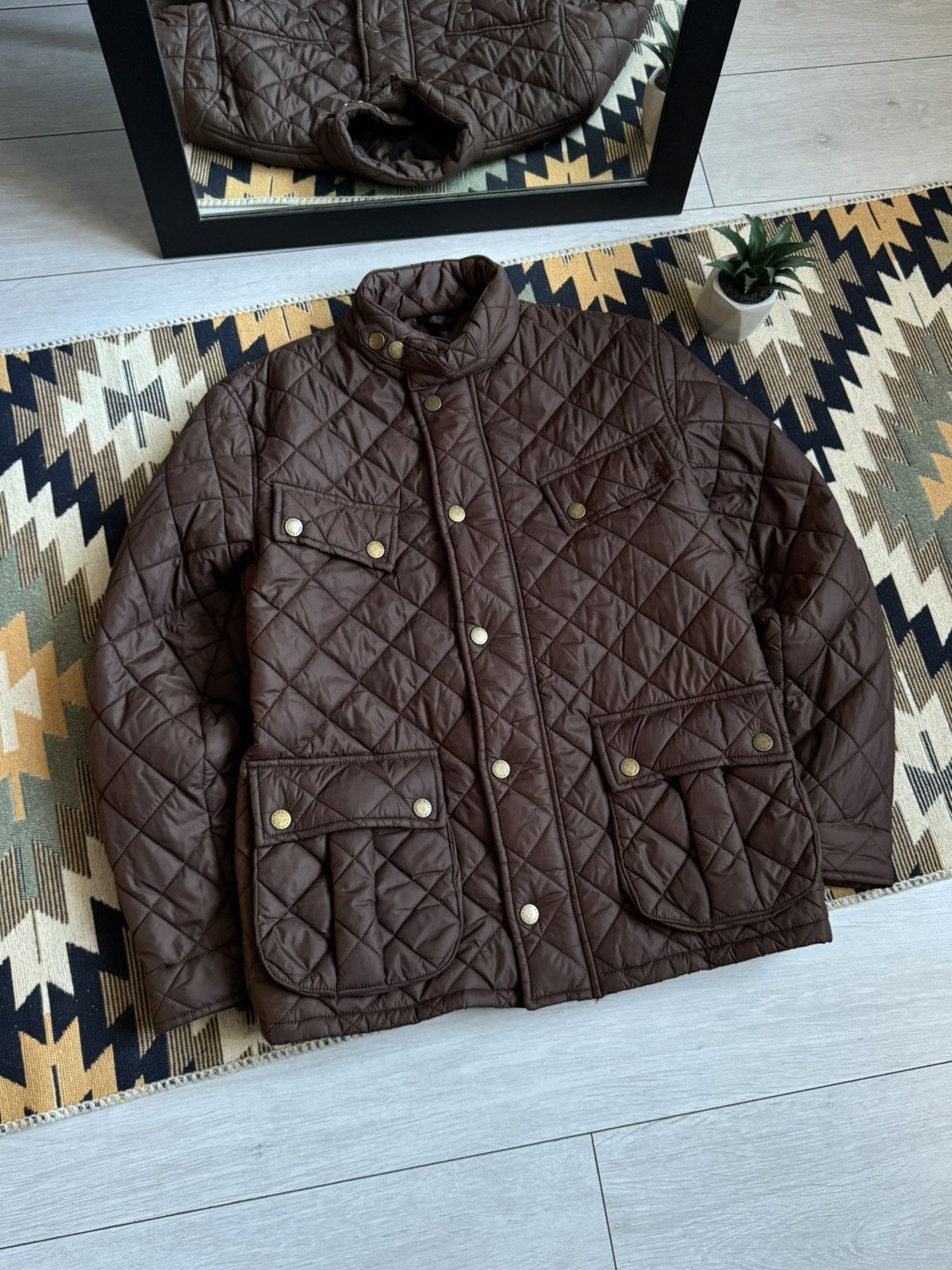 Barbour Vintage Barbour Quilted Brown Jacket Size US M / EU 48-50 / 2 - 3 Thumbnail
