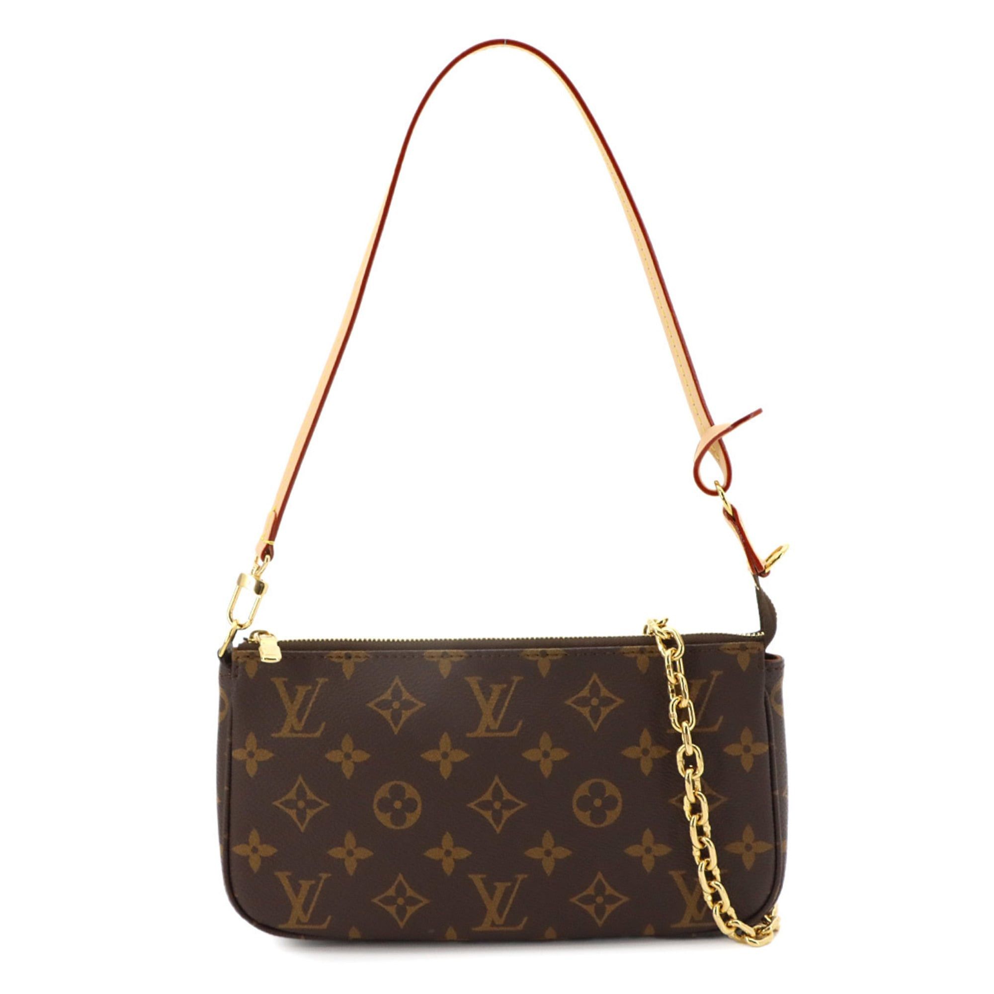 Louis Vuitton Louis Vuitton Monogram Pochette Accessoires Handbag, Brown, M82766, RFID, Gold Hardware. Size ONE SIZE - 1 Thumbnail