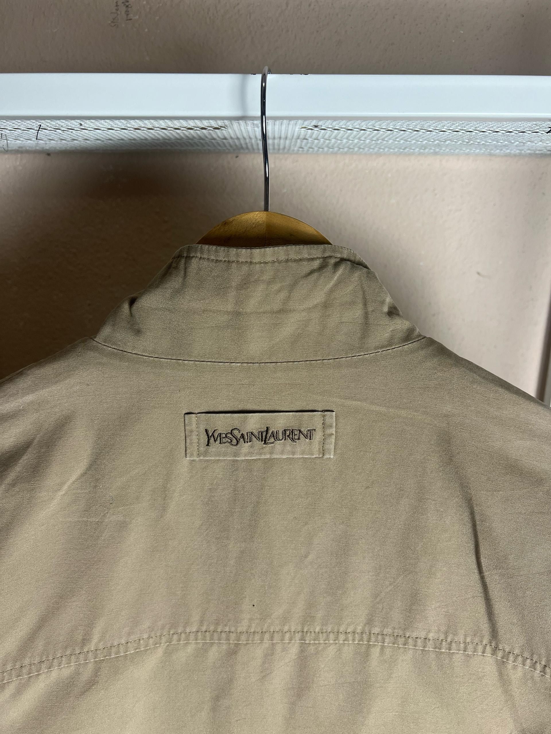 Vintage × Yves Saint Laurent Vintage Distressed Yves Saint Laurent Jacket Size US M / EU 48-50 / 2 - 7 Thumbnail