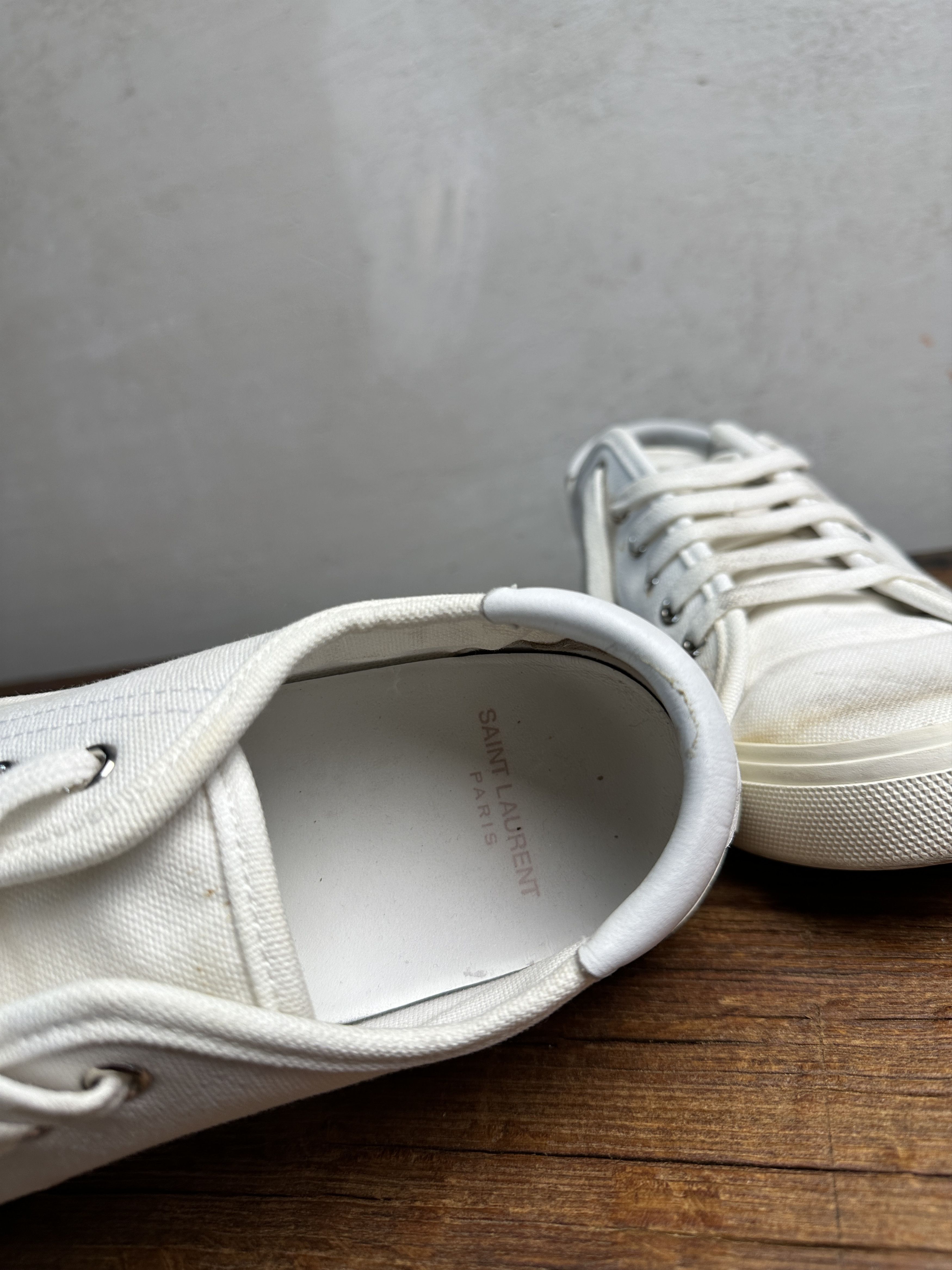 Saint Laurent Paris Saint Laurent Malibu Low Burnt White Size US 10 / IT 40 - 9 Thumbnail