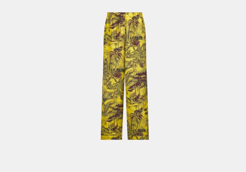 Dior o1w1db10824 Chez Moi Pant in Multicolor Size 30" / US 8 / IT 44 - 1 Thumbnail