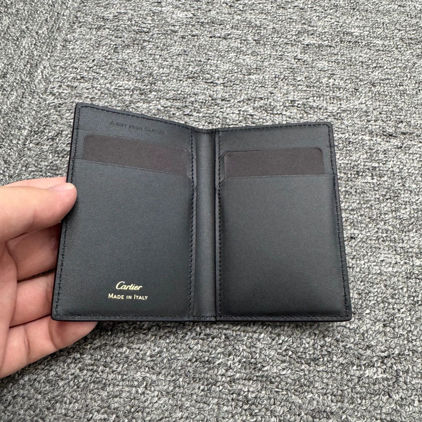 Cartier Cartier Gold Foil Leopard Print Card Holder Size ONE SIZE - 4 Thumbnail