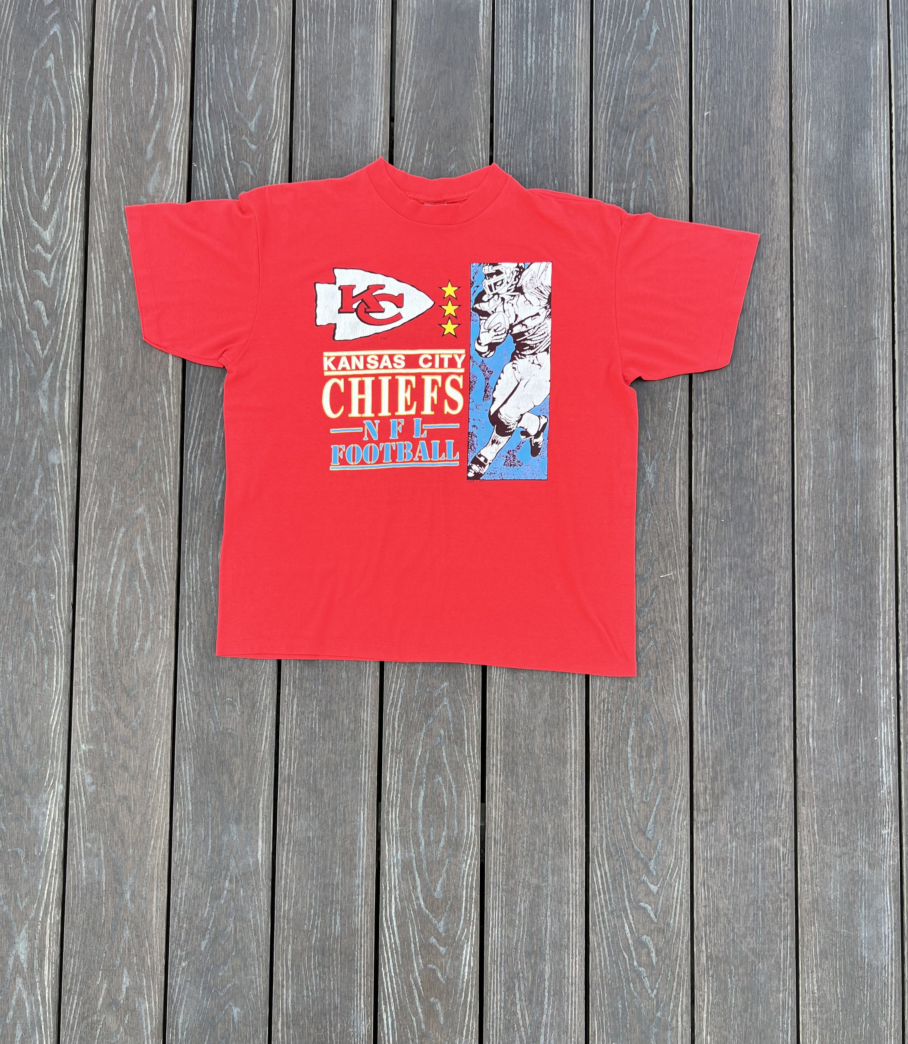 NFL Vintage kansas City Chiefs T-shirt Nfl Size US XL / EU 56 / 4 - 2 Thumbnail