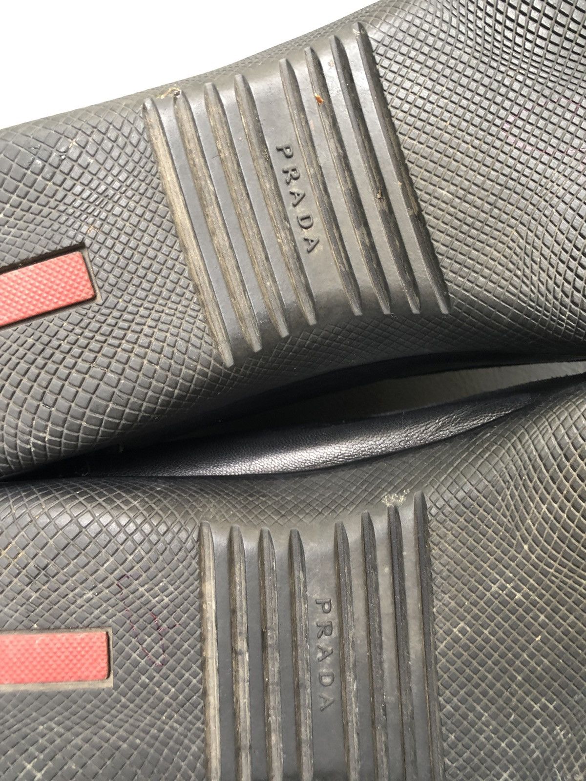 Prada Prada Blavk Calfskin Leather Men’s Sneakers Size 8.5 Size US 8.5 / EU 41-42 - 18 Thumbnail